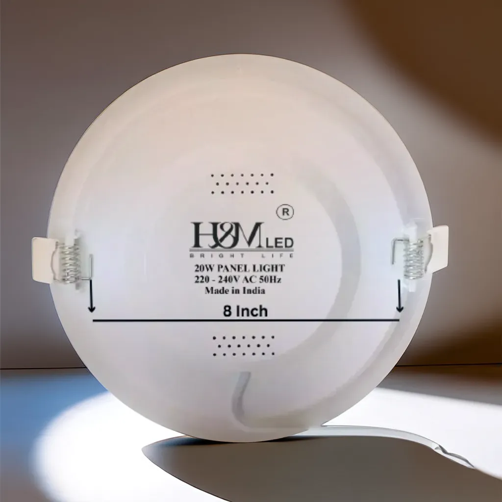 H&M LED 20W Slim LED Panel Light (Round)