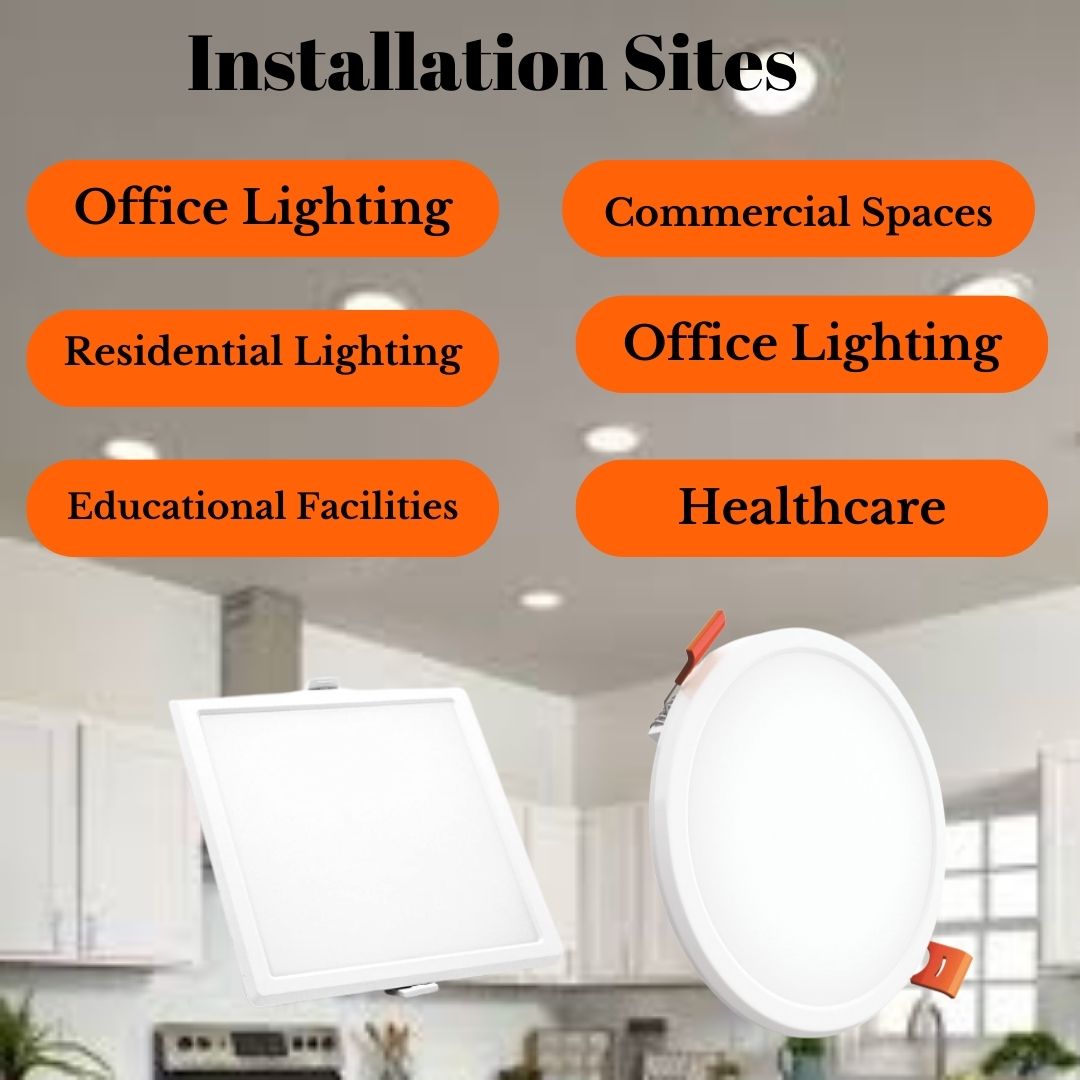 H&M LED 15W Slim LED Panel Light (Round)