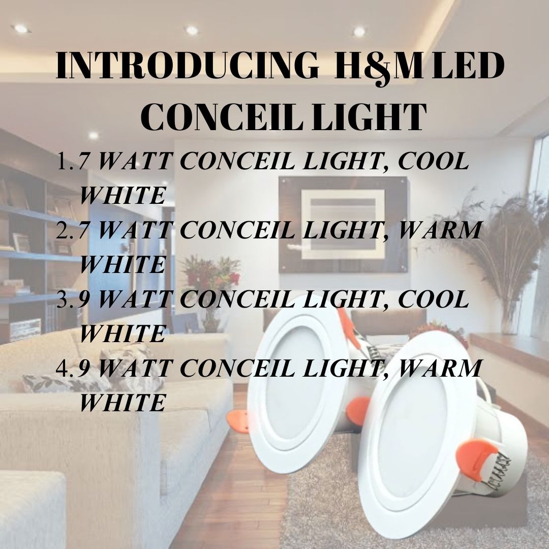 H&M LED Conceil Light (7 Watt)