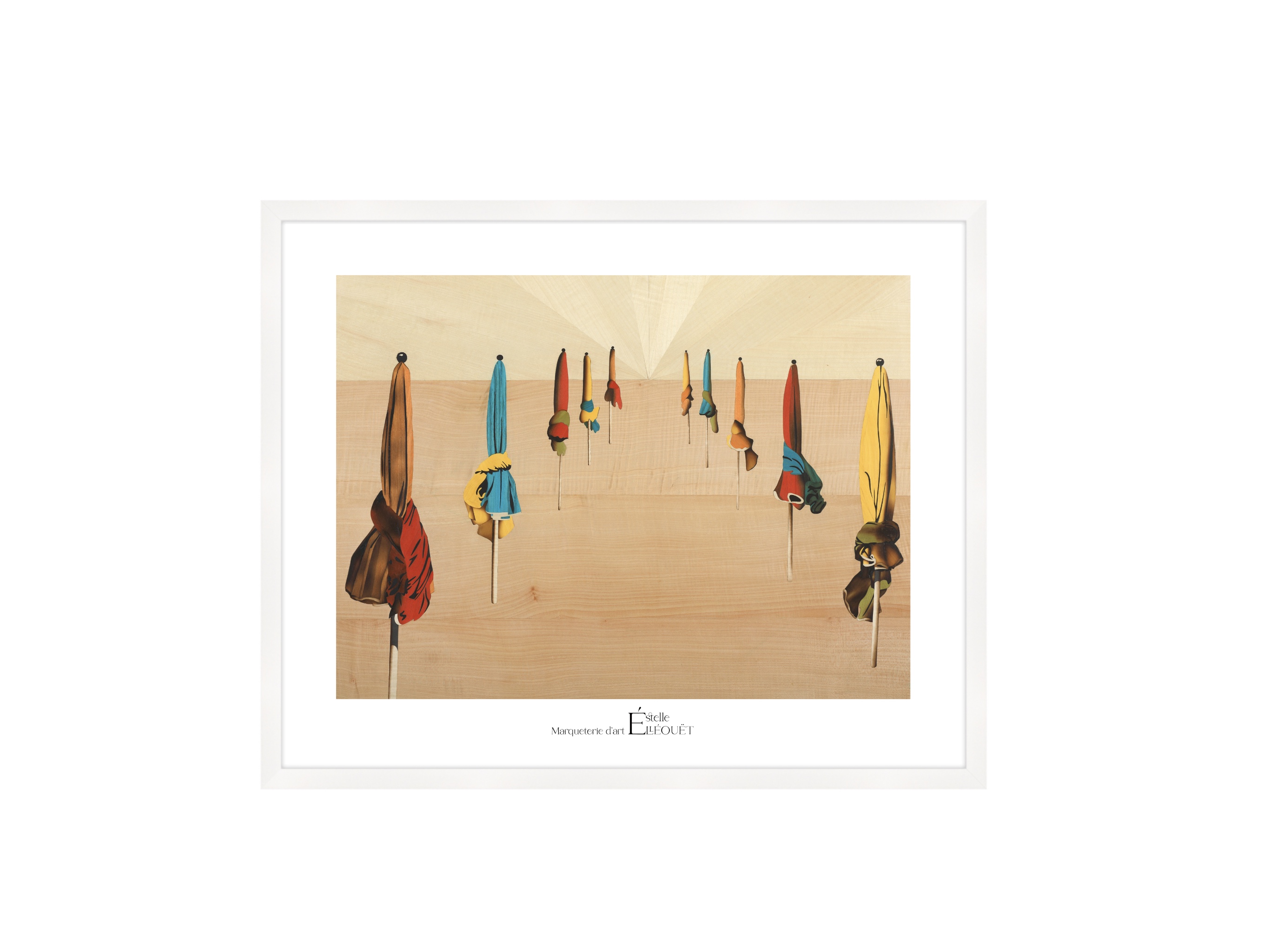 AFFICHE -  PARASOLS DEAUVILLE