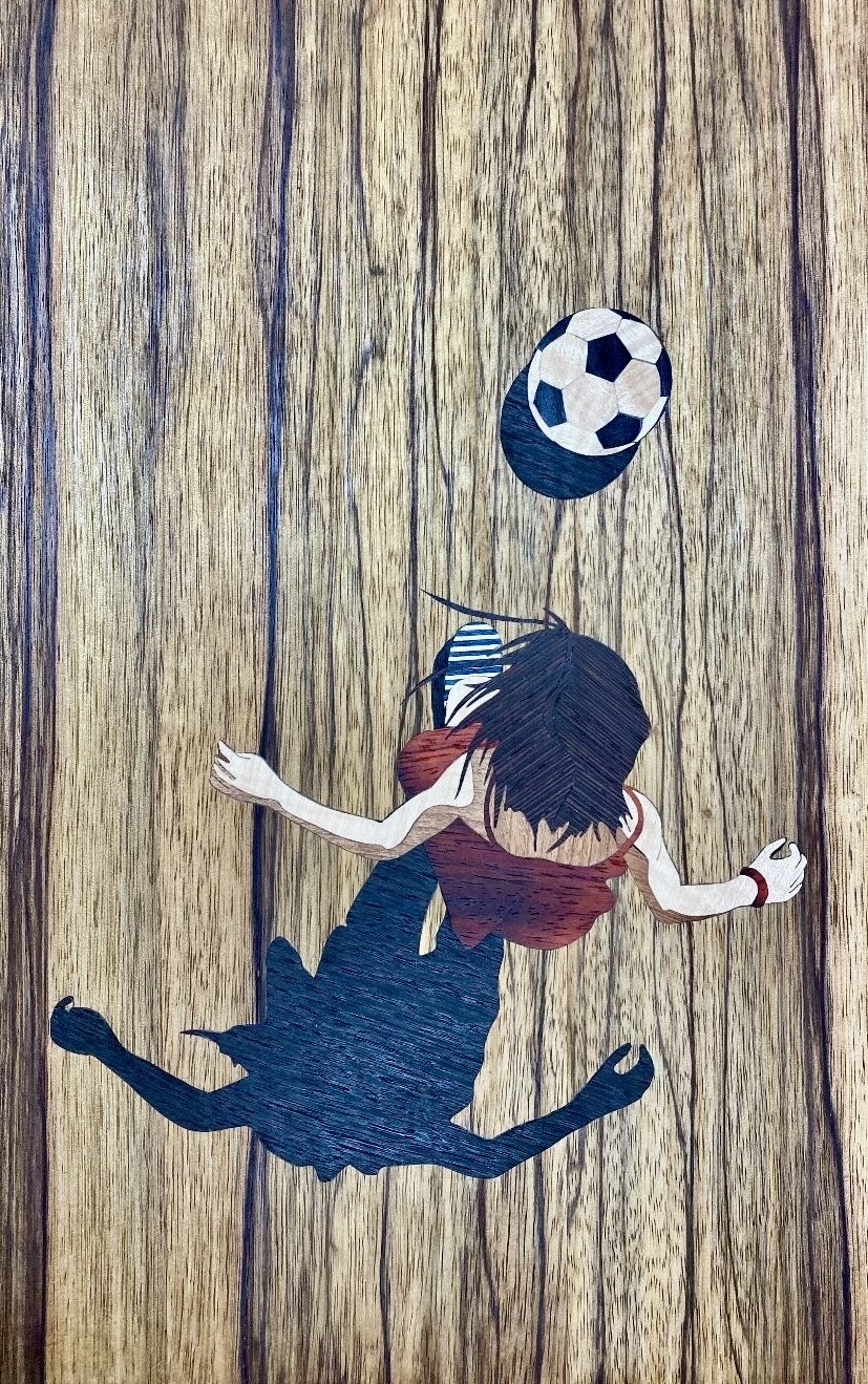 OEUVRE ORIGINALE - "FOOTEUSE" 