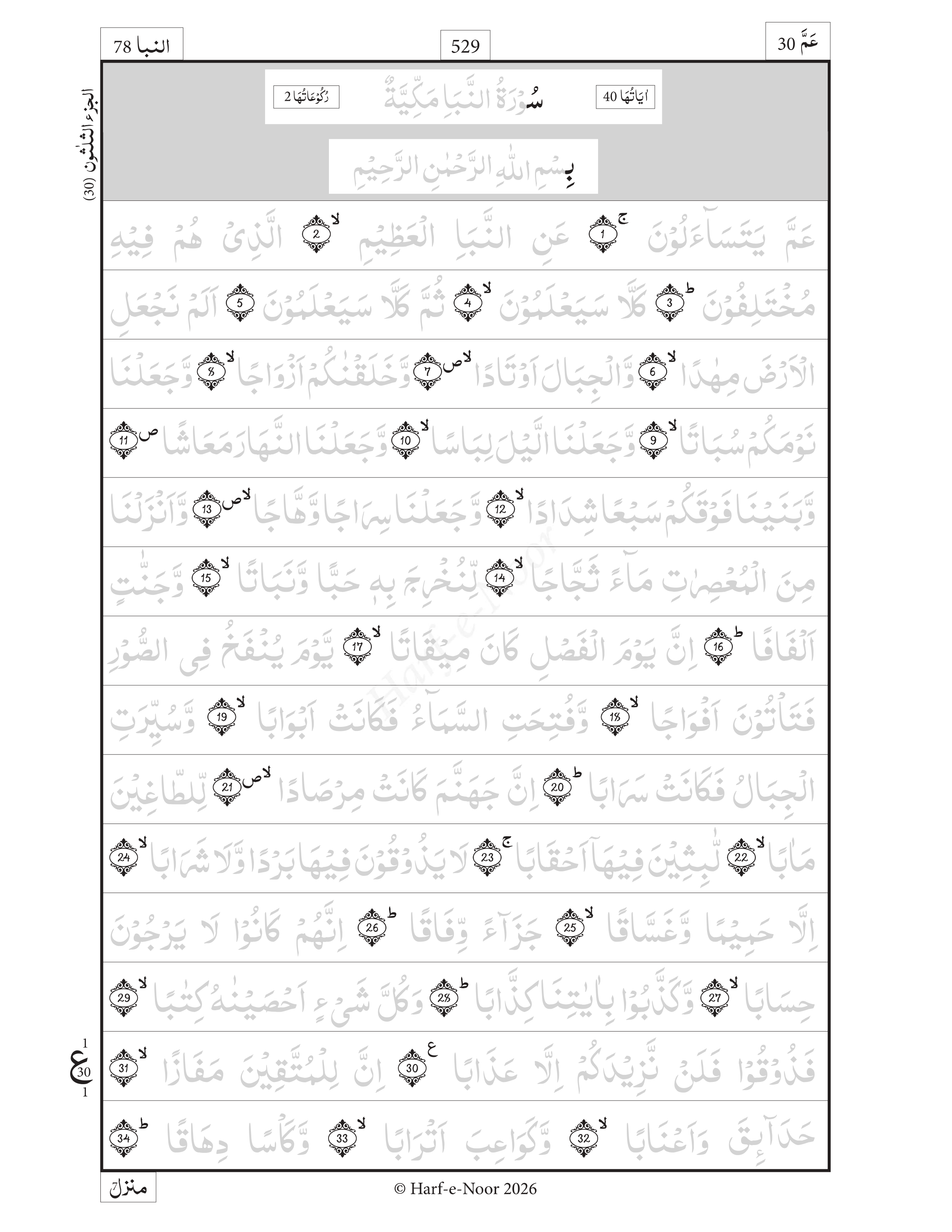 Tracing Juz-30 (Amma)