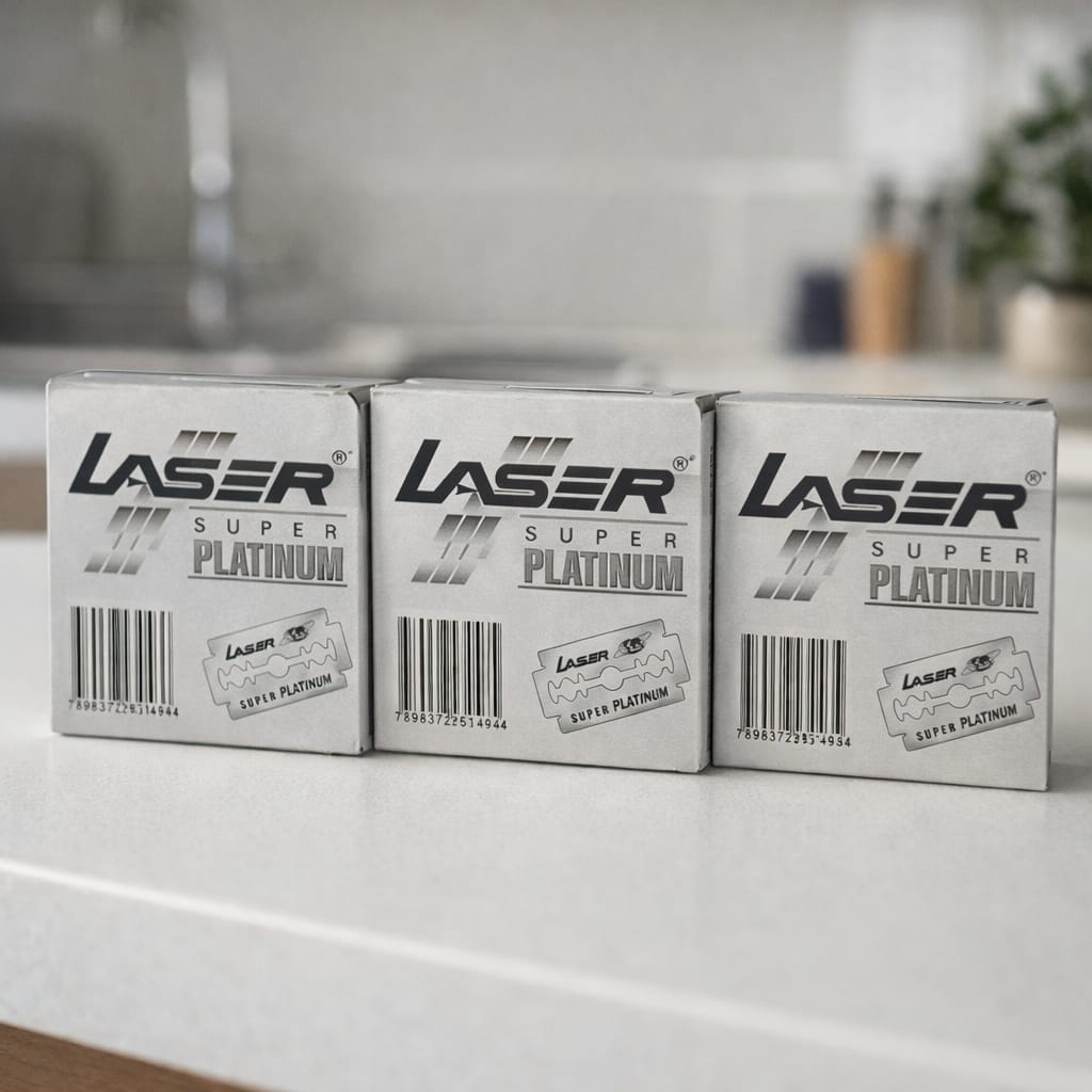 KIT CONTÉM 30 CAIXINHAS DE LÂMINA DE BARBEAR LASER