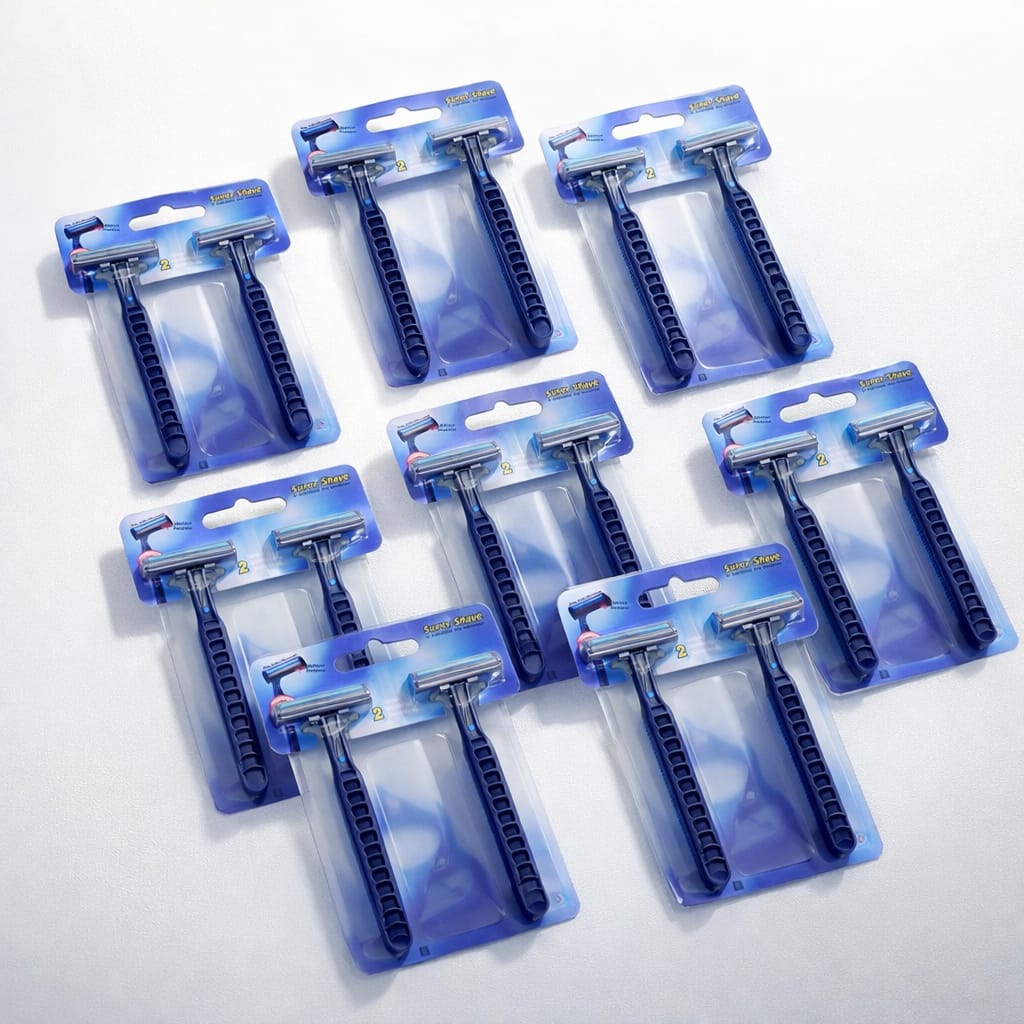 KIT 10 LÂMINAS DE BARBEAR SUPER SHAVE