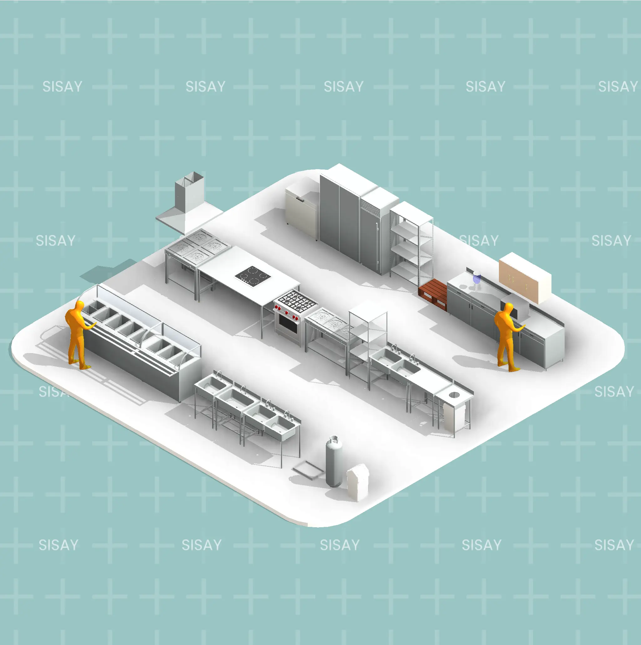 Paquete BIM - Cocina Escolar y/o Profesional