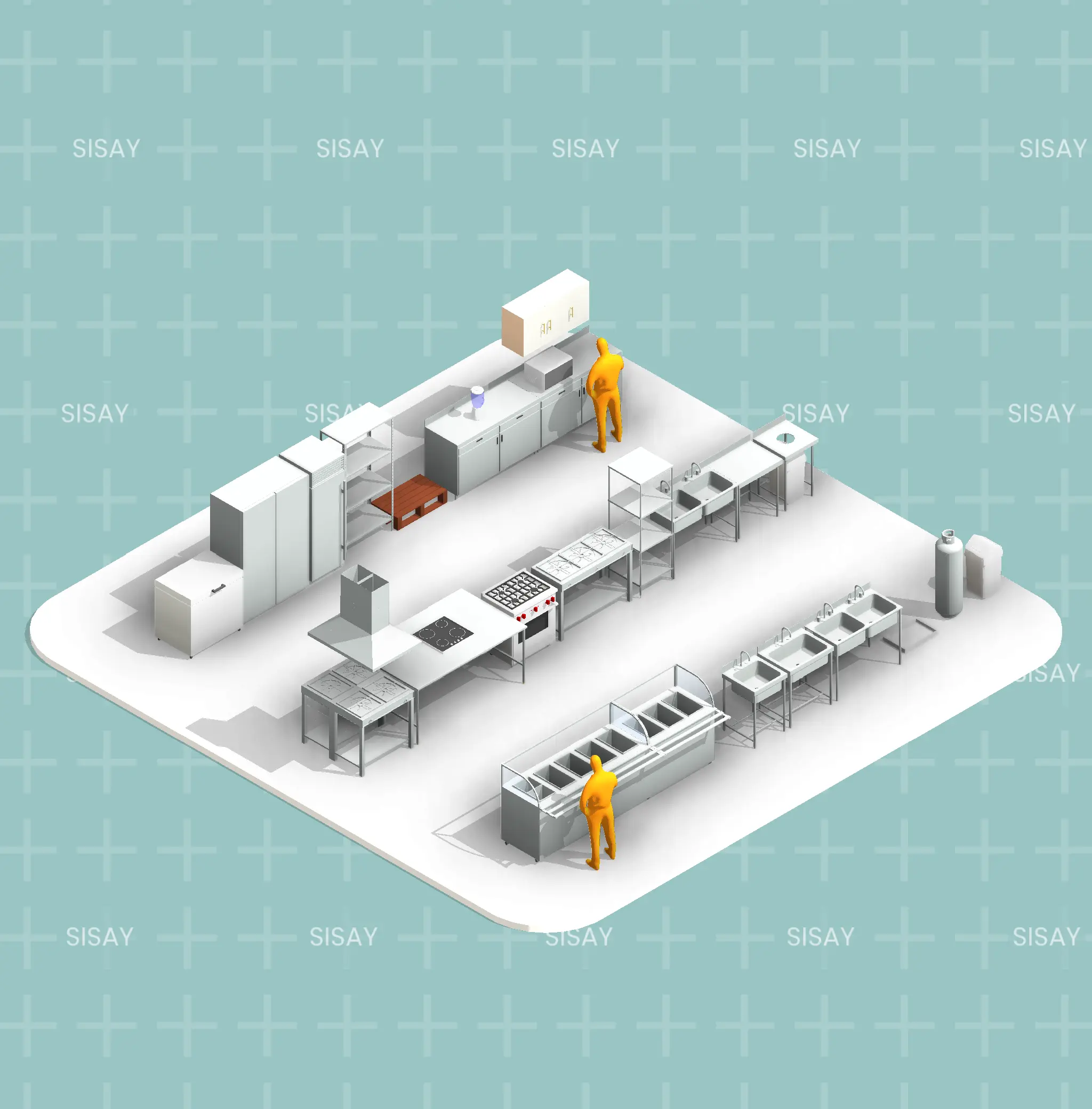 Paquete BIM - Cocina Escolar y/o Profesional