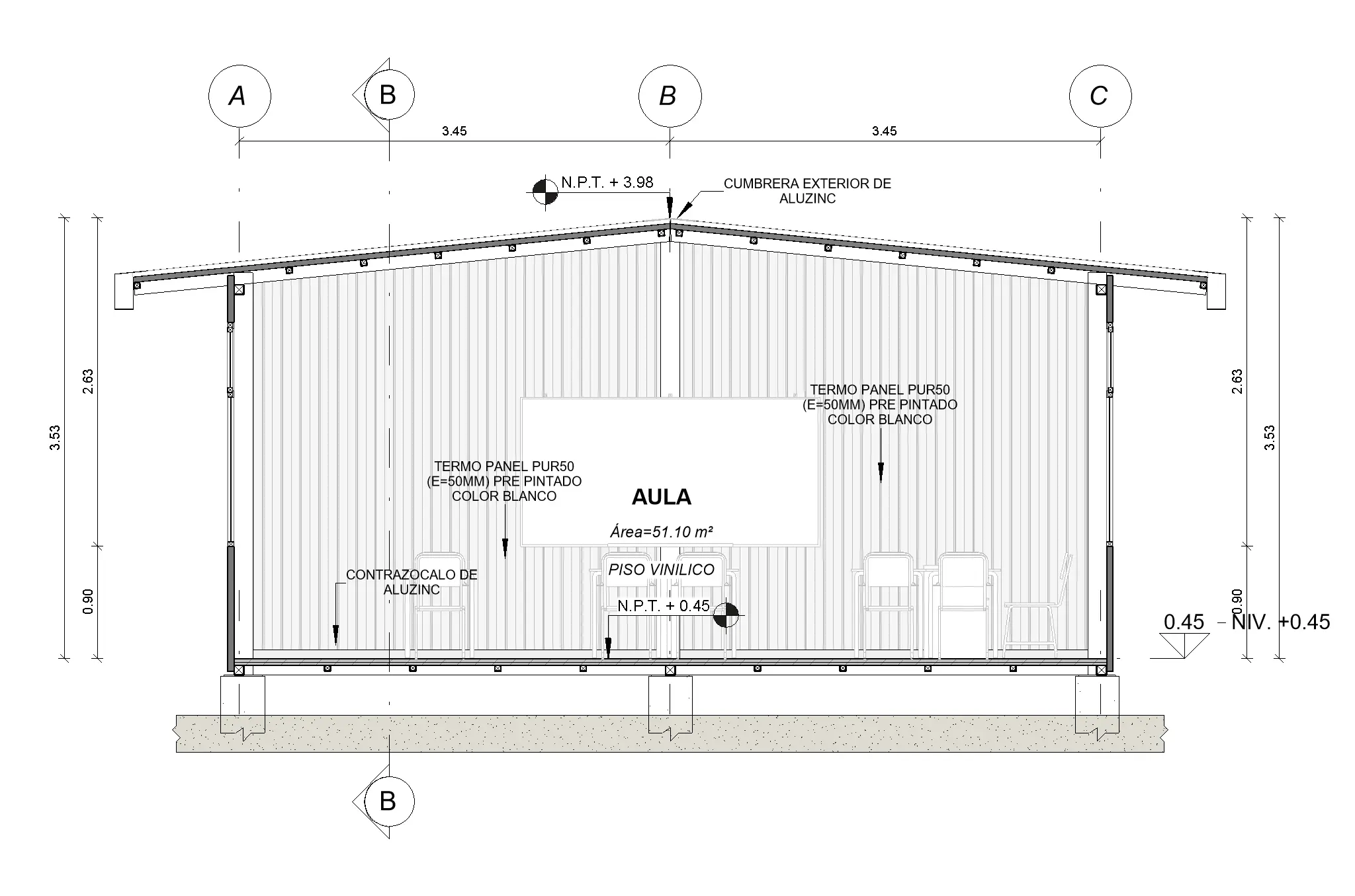 Modelo BIM LOD 300 – Módulo Prefabricado Tipo Costa