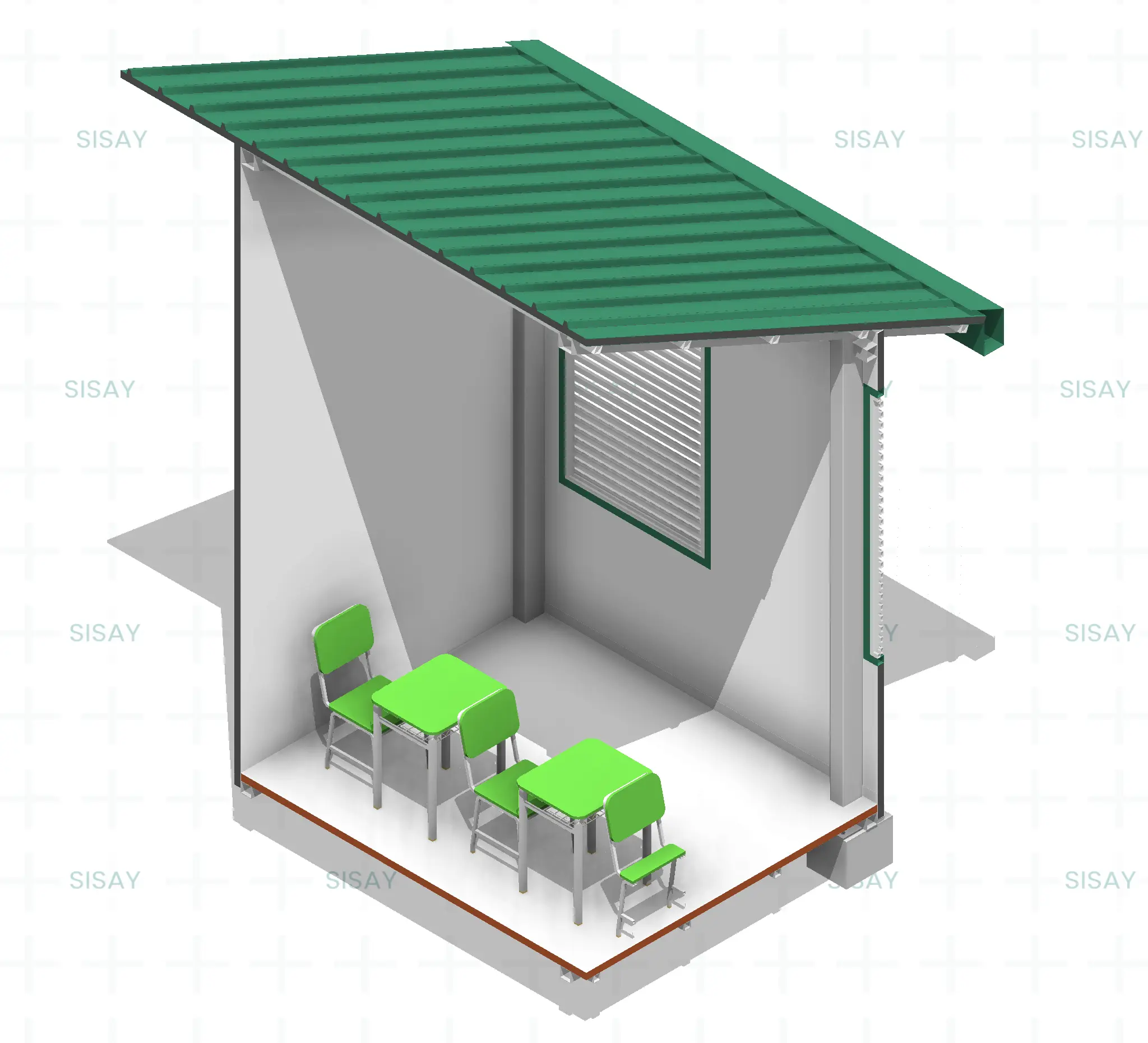 Modelo BIM LOD 300 – Módulo Prefabricado Tipo Selva