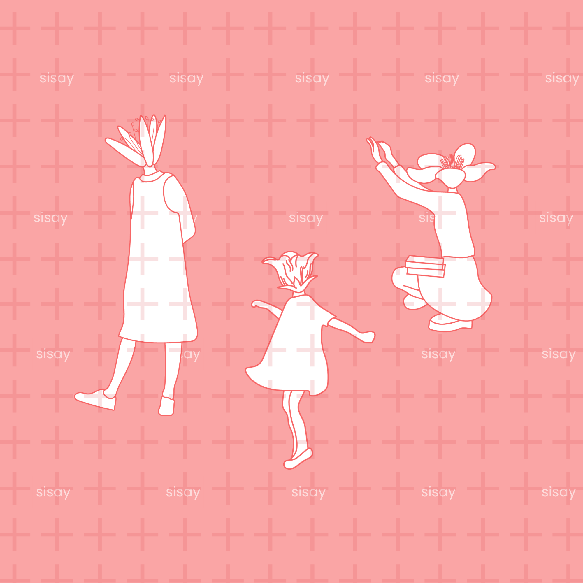 Pack de escalas florales