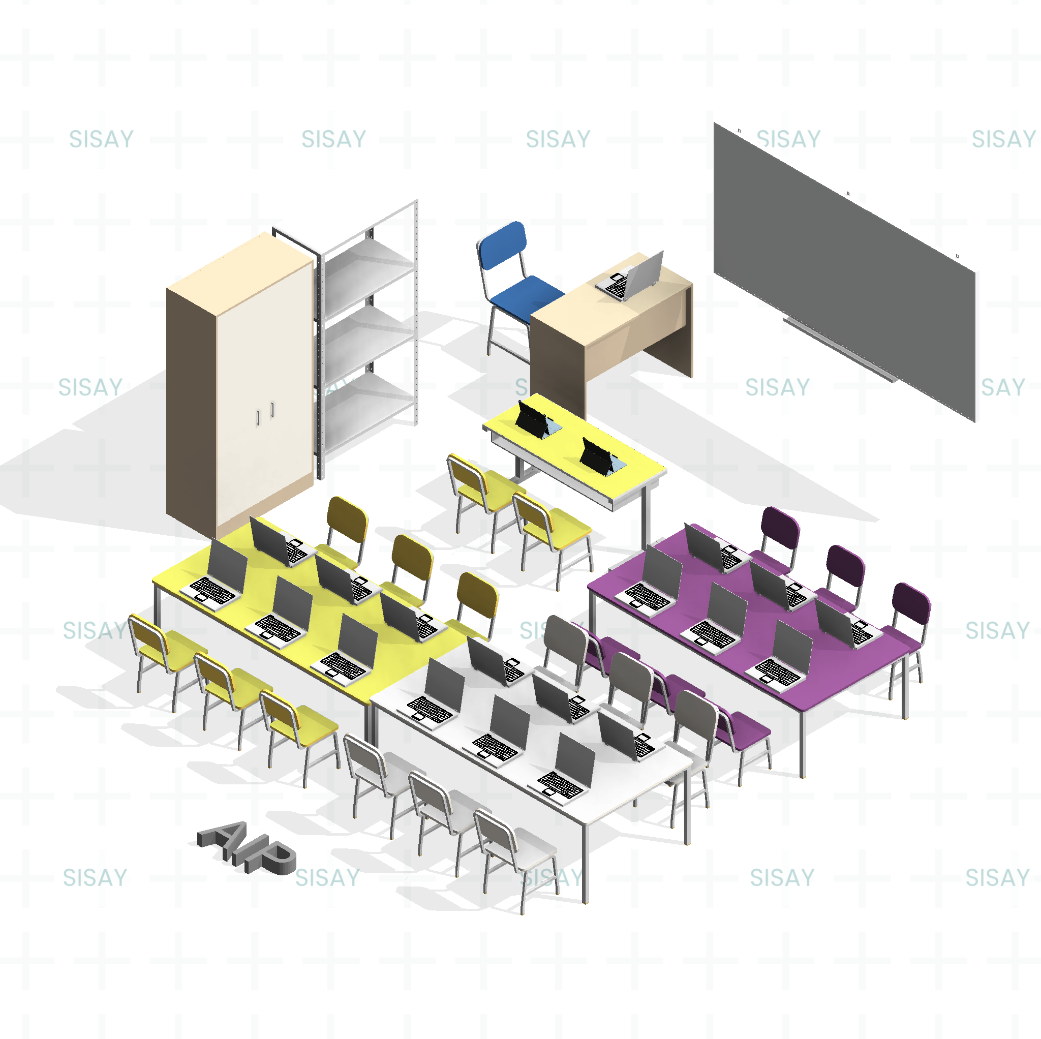 Familias Revit Nivel Primaria – Normas Técnicas 019-2023 y 084-2019 MINEDU