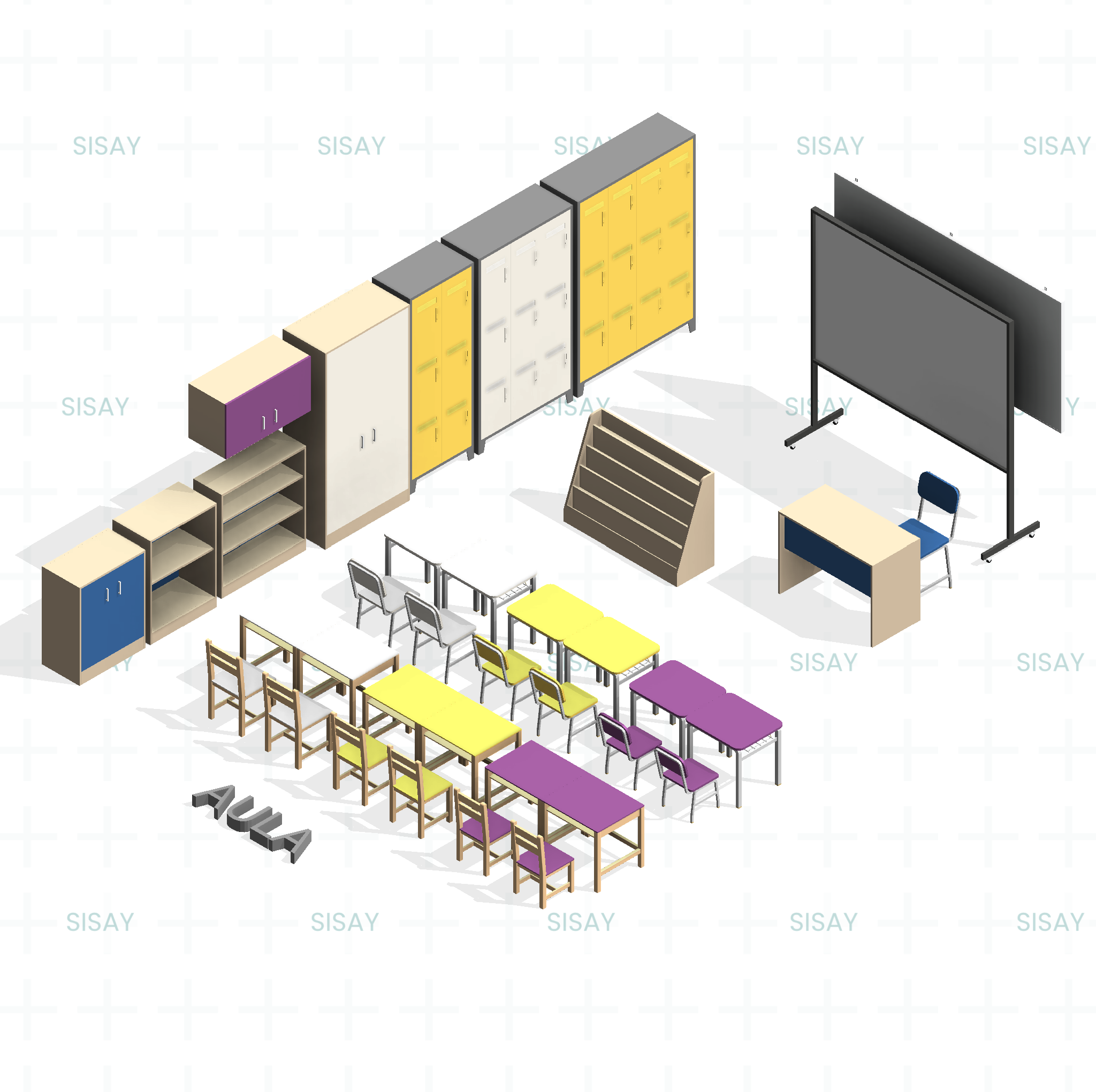 Familias Revit Nivel Primaria – Normas Técnicas 019-2023 y 084-2019 MINEDU