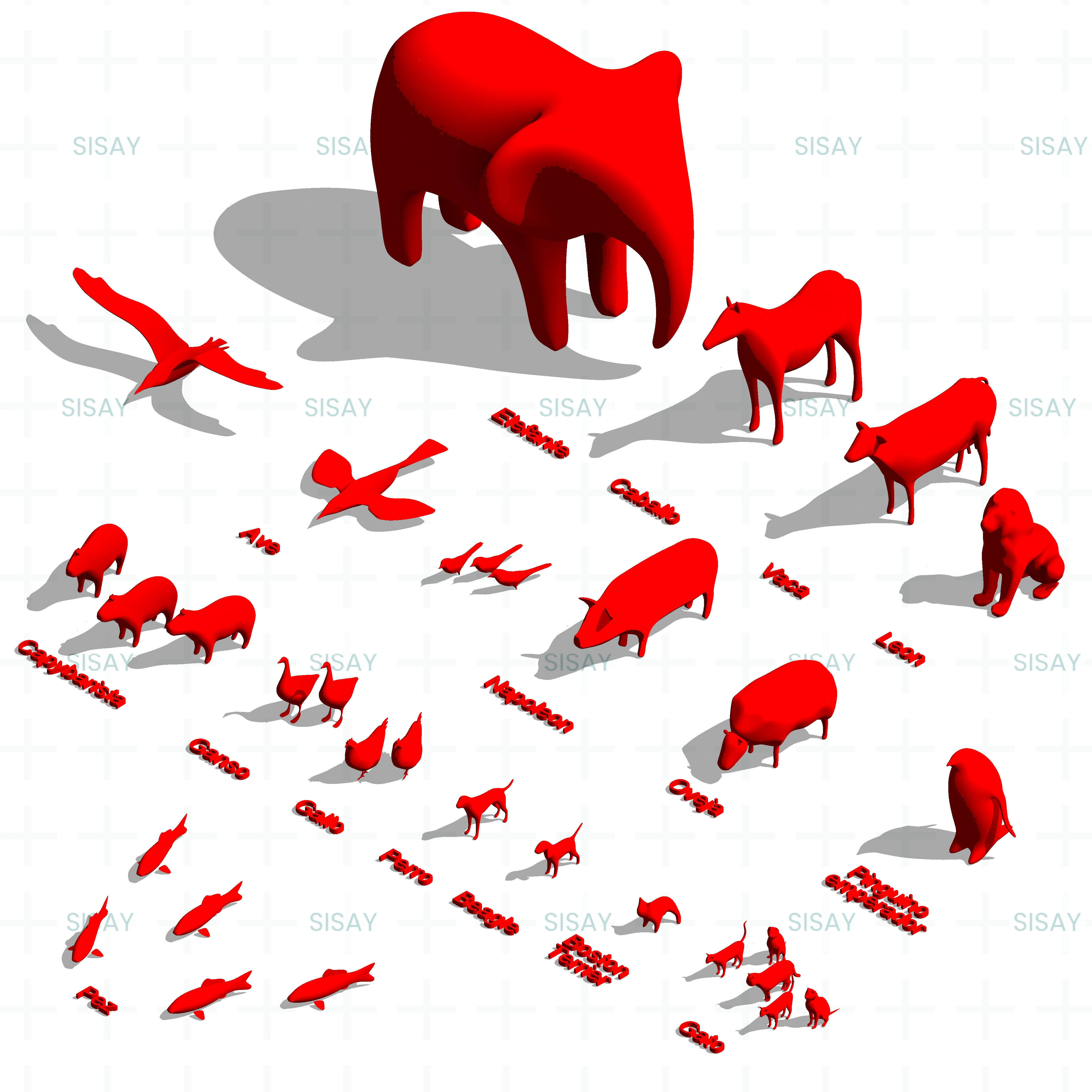 Revit Animales – Set Completo para Arquitectura y Paisajismo