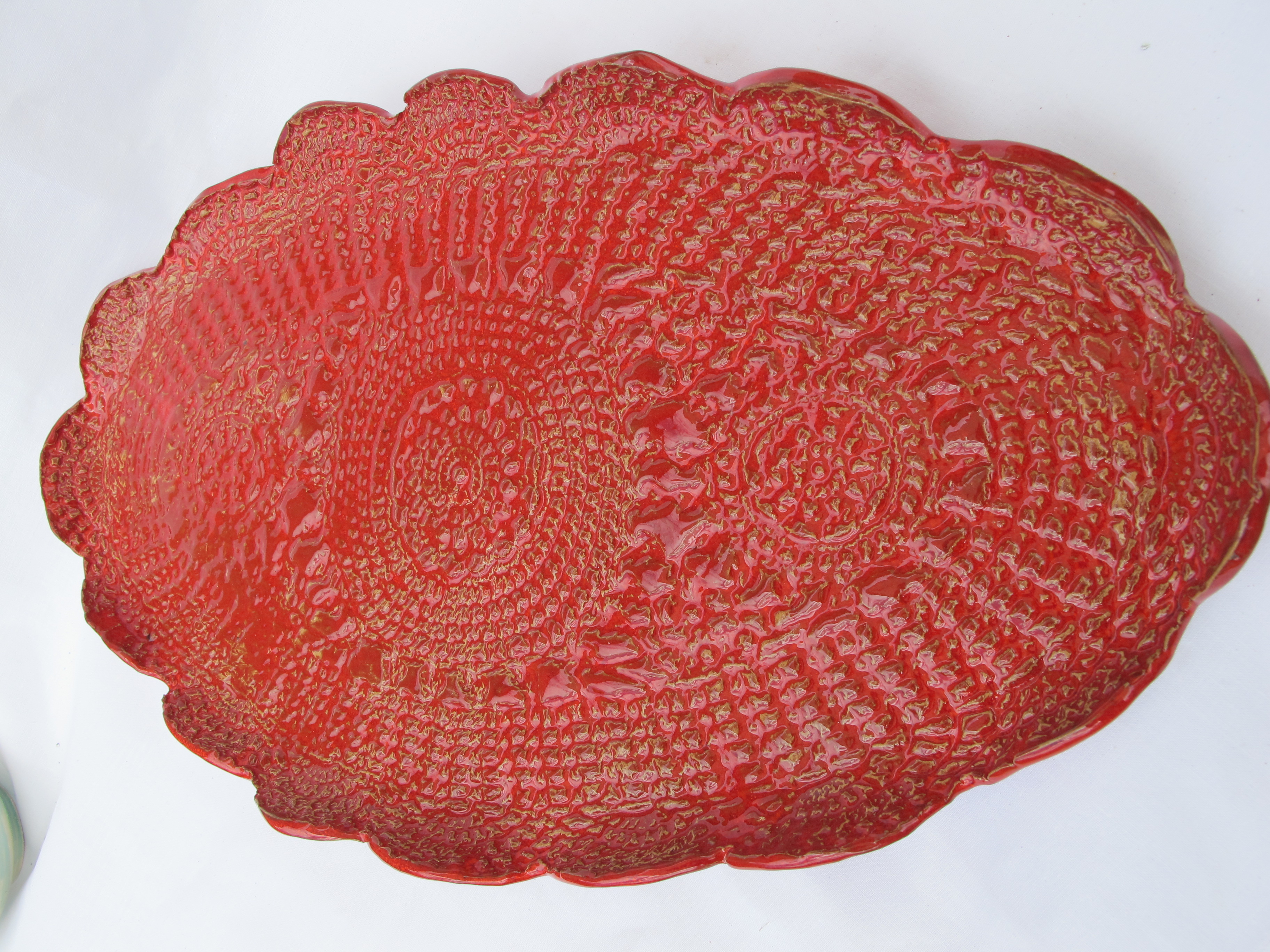 Handgefertigte Keramikplatte