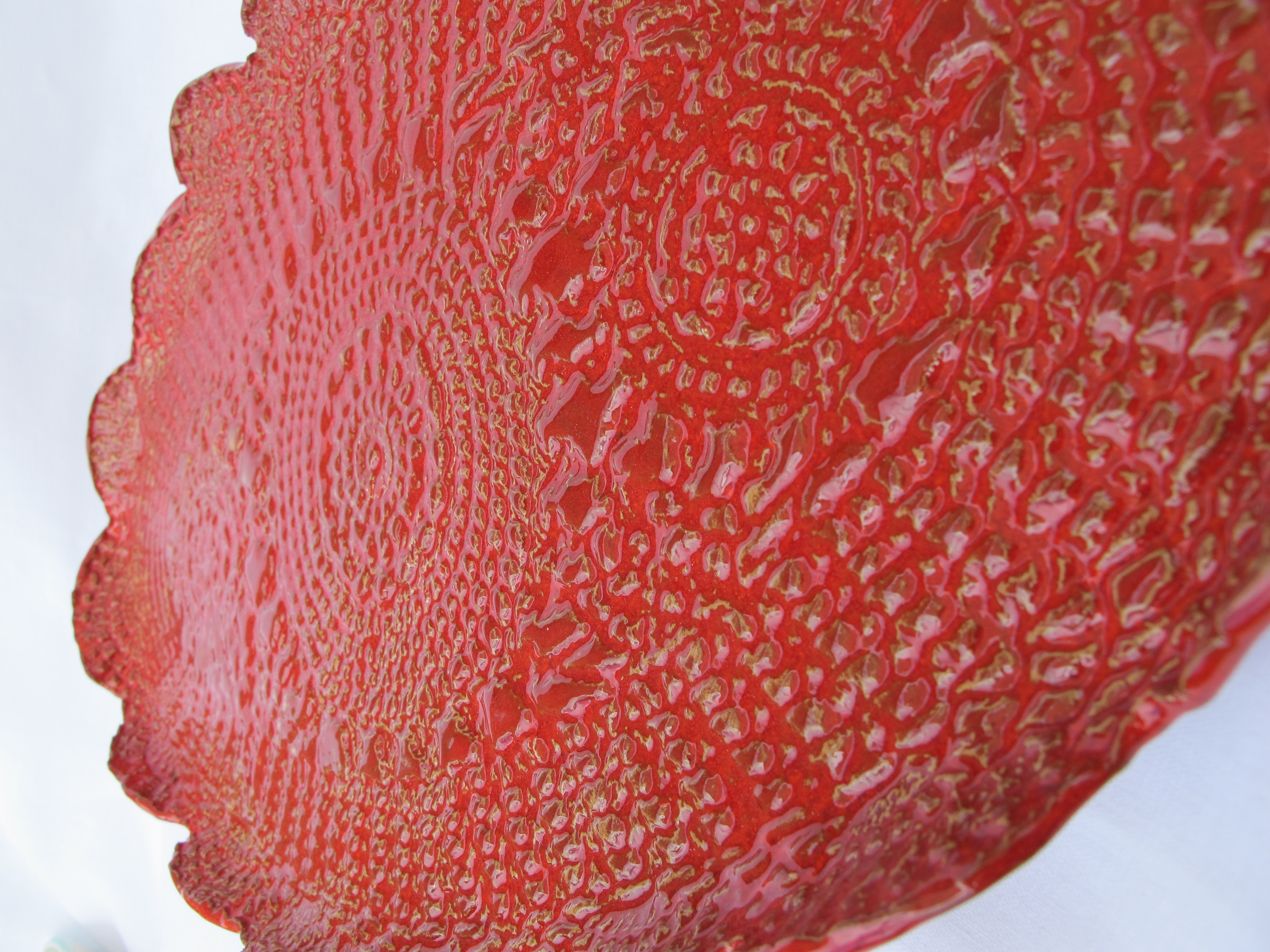 Handgefertigte Keramikplatte