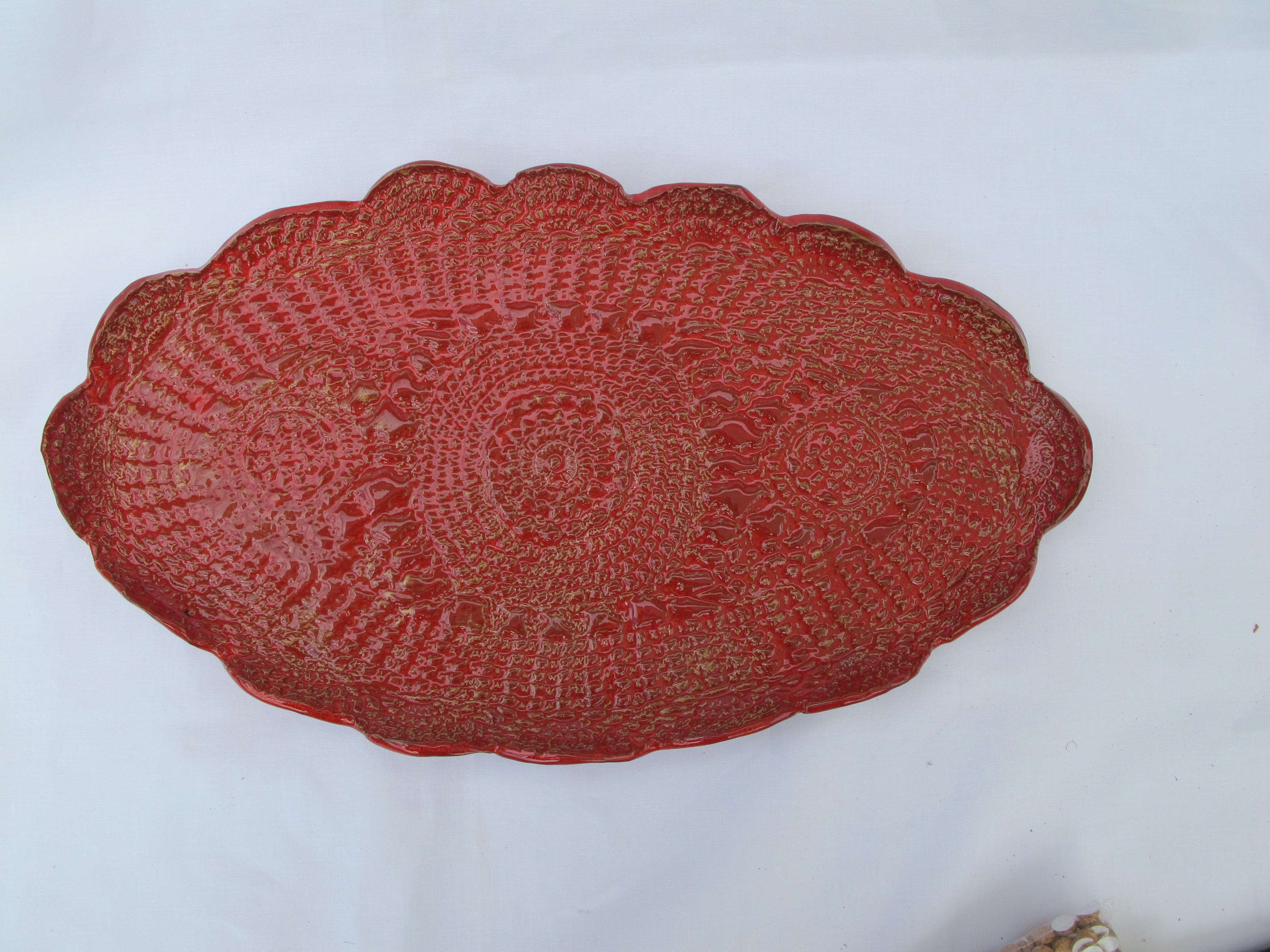 Handgefertigte Keramikplatte