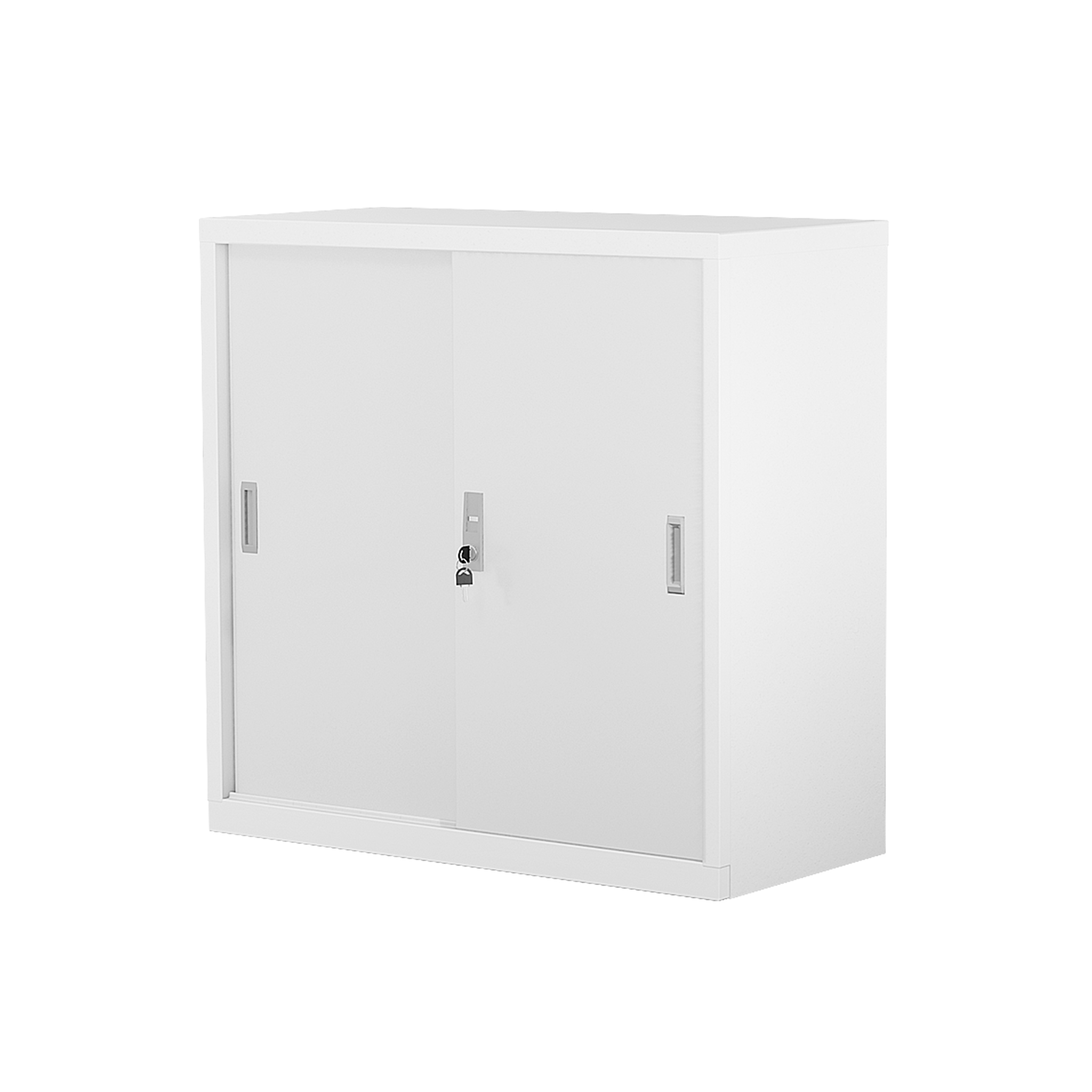 Lemari Arsip Half Sliding Besi / Kaca