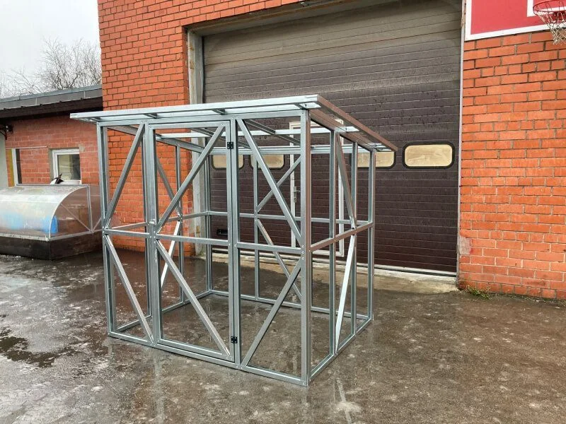 Sandėlis 1,5x2 m (su vienšlaičiu stogu)