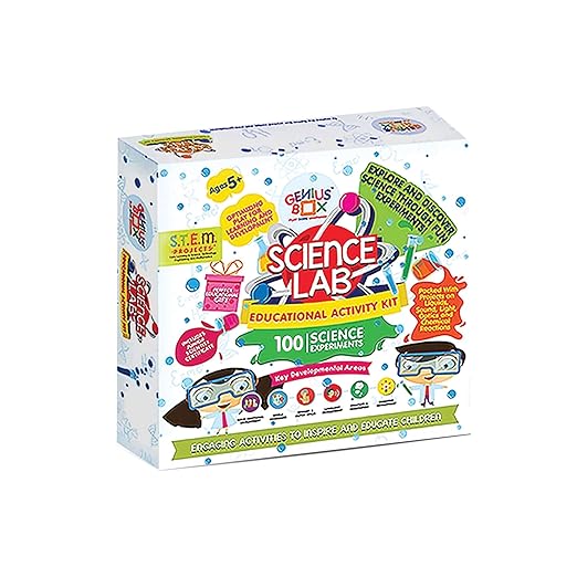 Genius Box - Play Some Learning Educational Toy for 5+ Year Age: Science Lab DIY, Activity Kit, Learning Kit, Educational Kit, STEM Toy