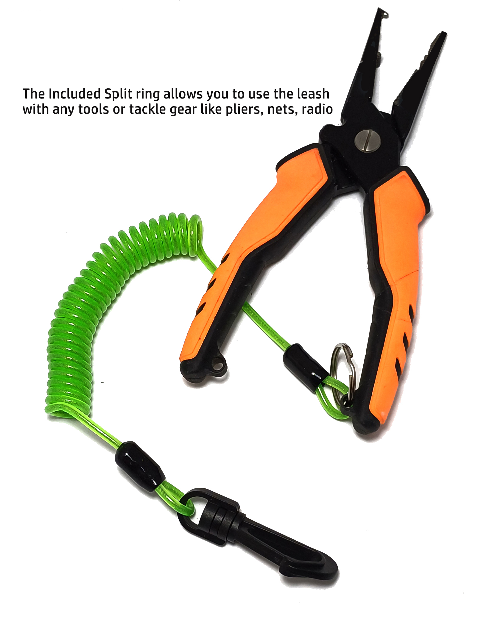 PROYAKER Rail or H Rail leash, keeps your tools and fishing rods safe and secured.