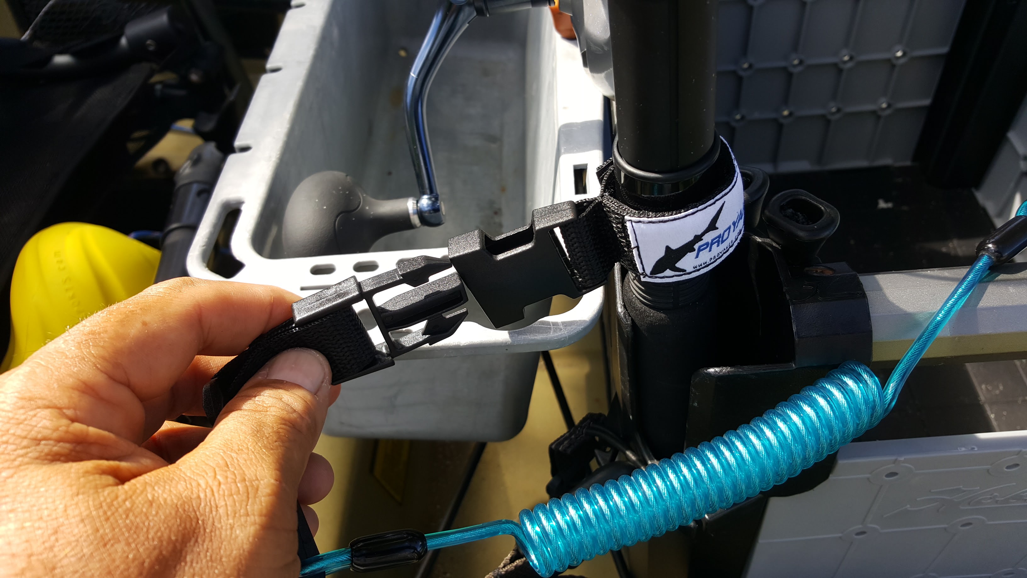 Heavy Duty Tackle and Gear Fishing Rod Leash for Offshore Boat and Kayak