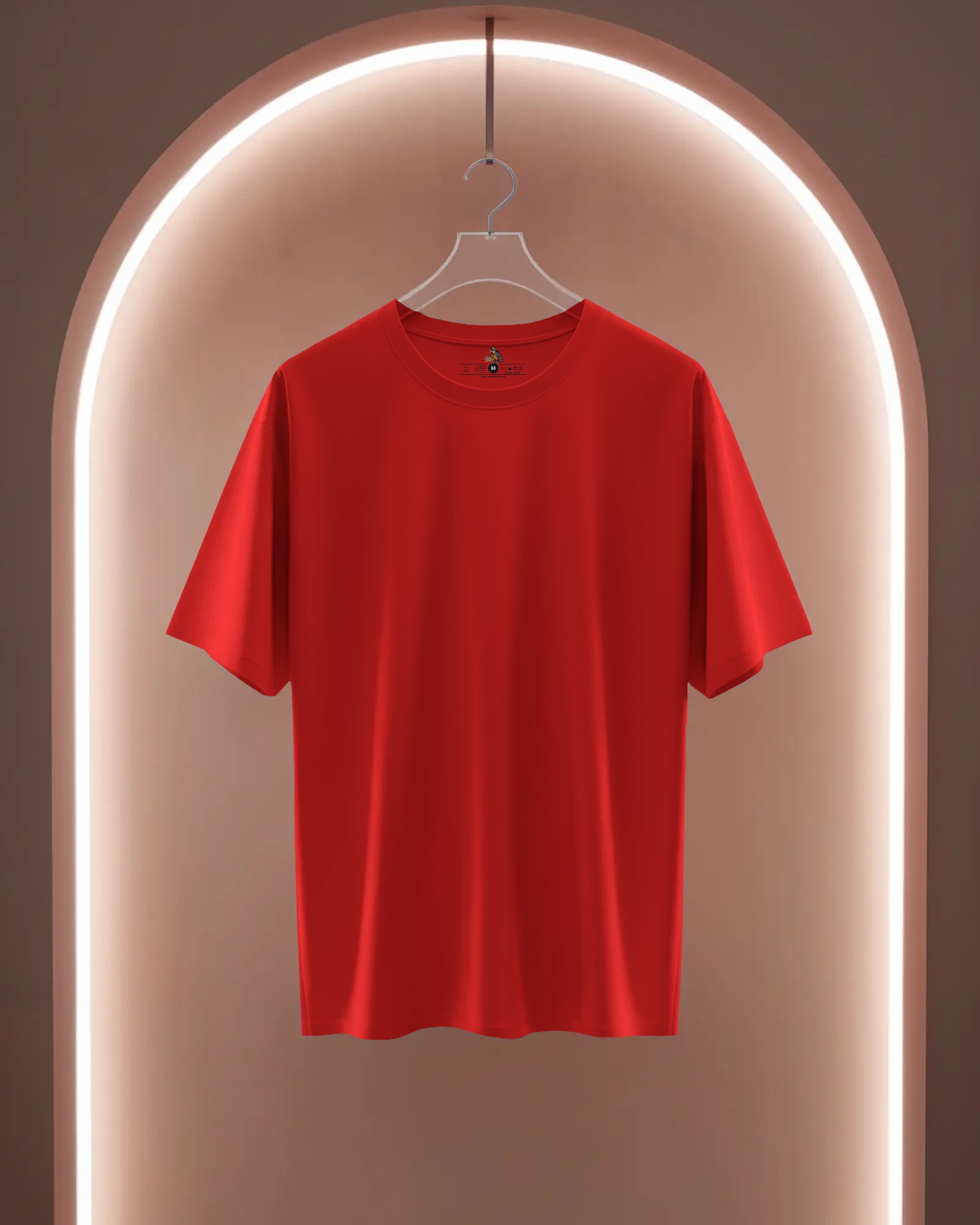 Red Rush – 200 GSM Oversized Tee