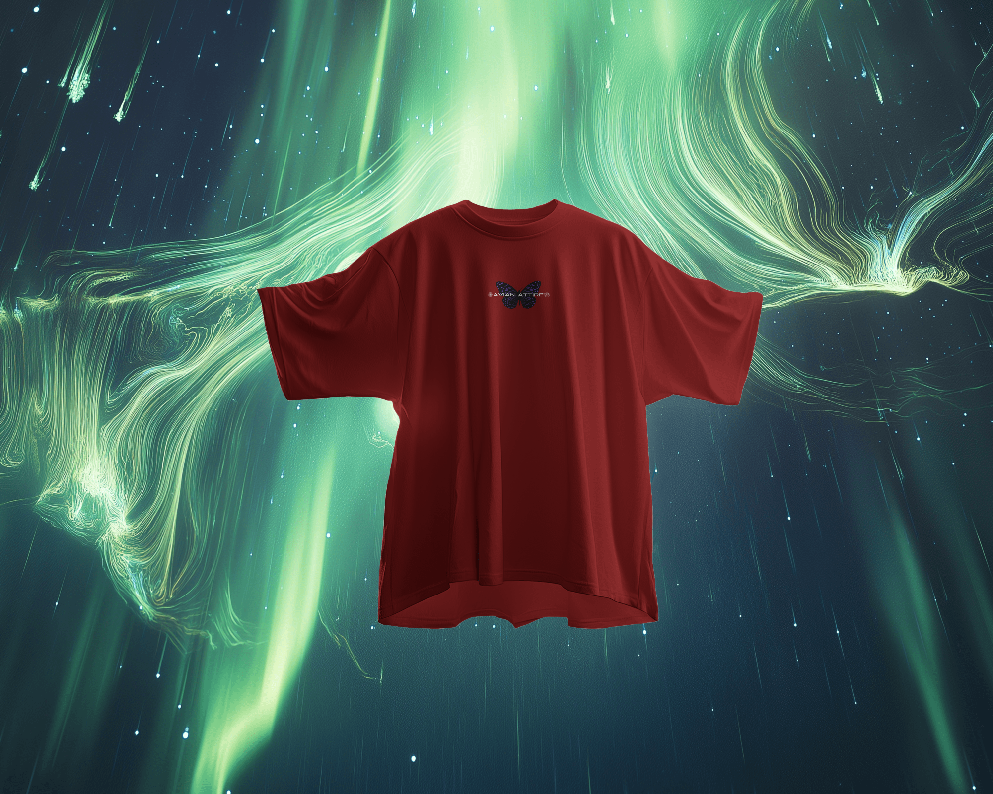 Maroon Mech – Limited 260 GSM Oversized Tee