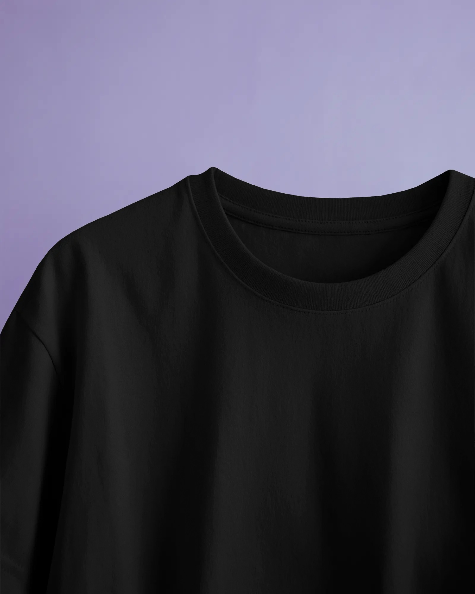 Black Oversized T-Shirt - 200 GSM | Bold & Timeless