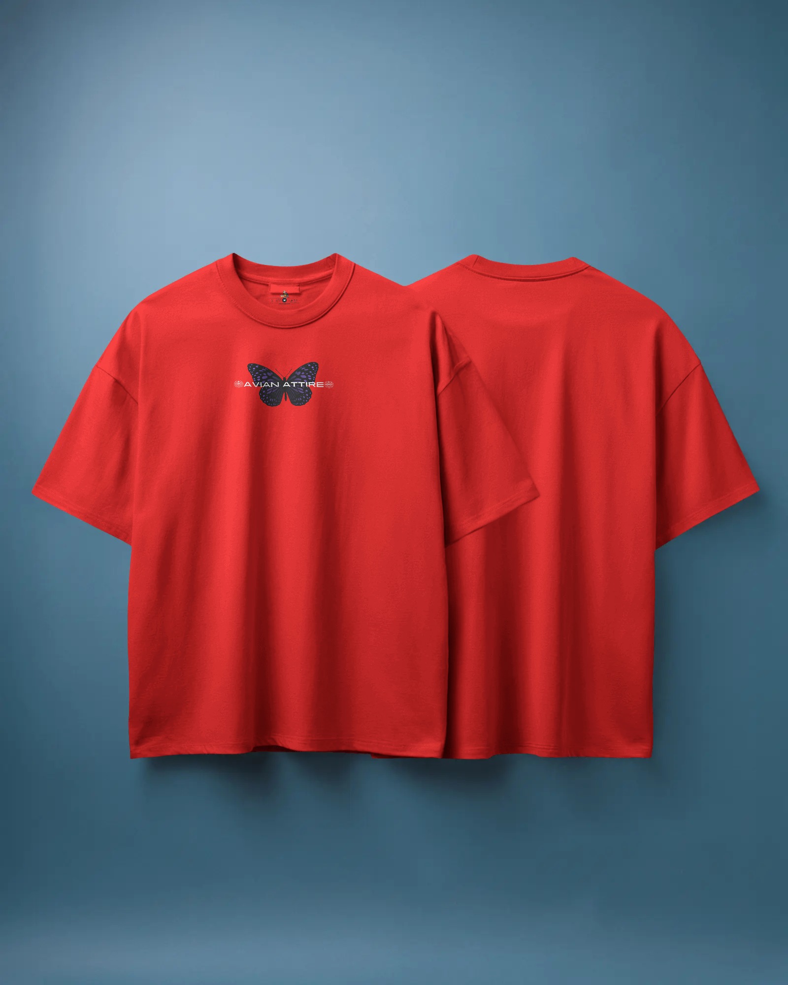 Red Oversized Graphic T-Shirt – 230 GSM | Loud & Limitless