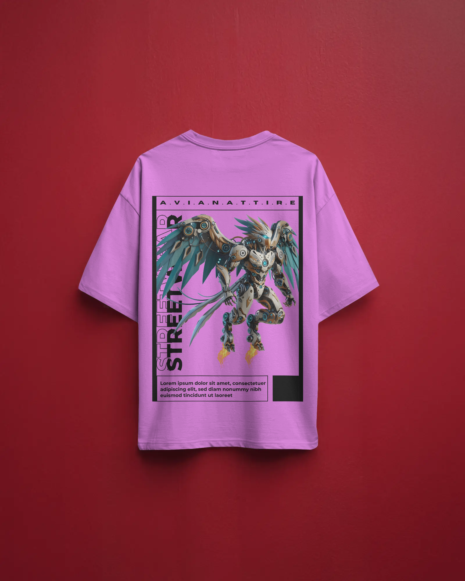 Lavender Oversized T-Shirt – 260 GSM