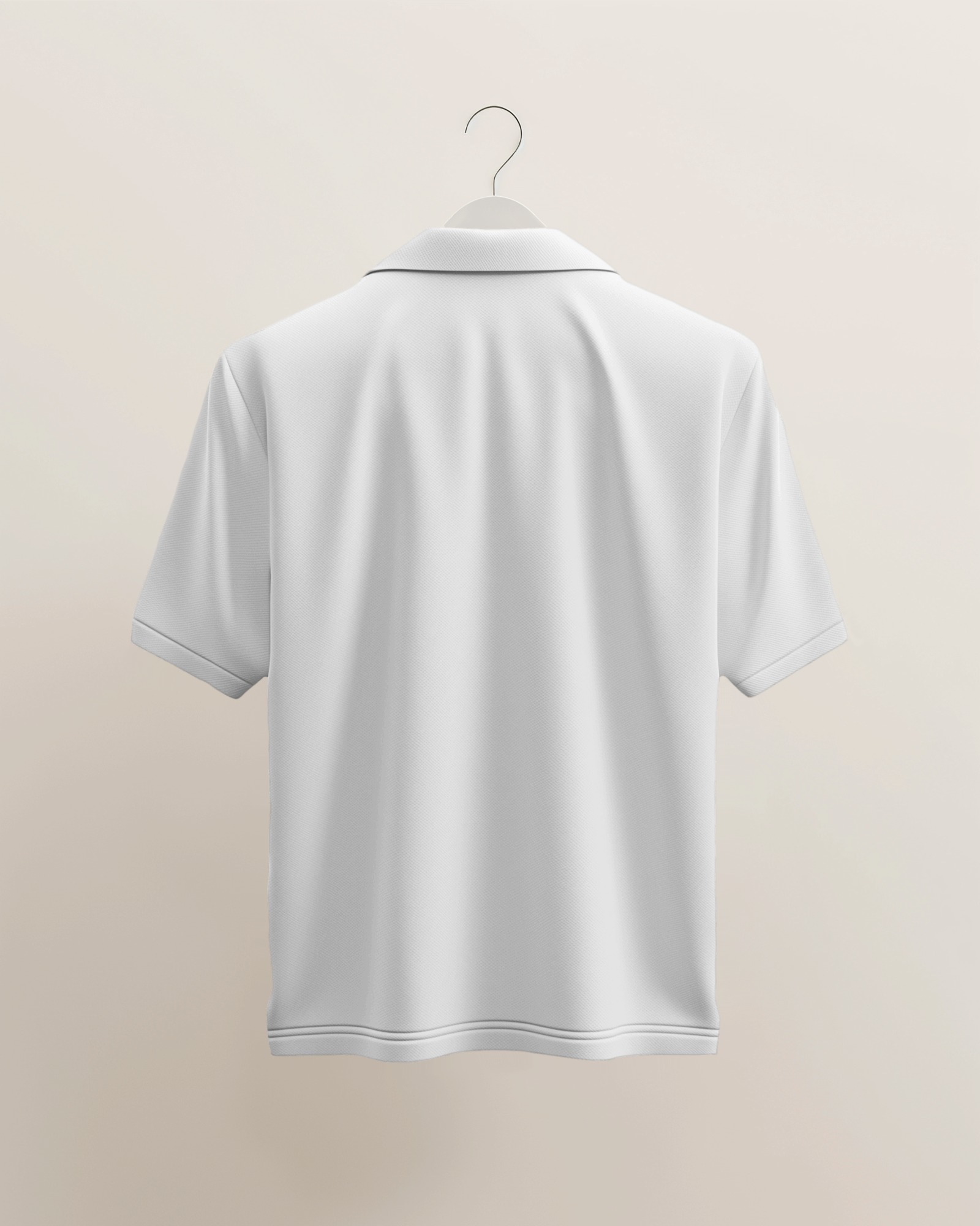 White Polo T-Shirt – 240 GSM | Premium Classic Fit