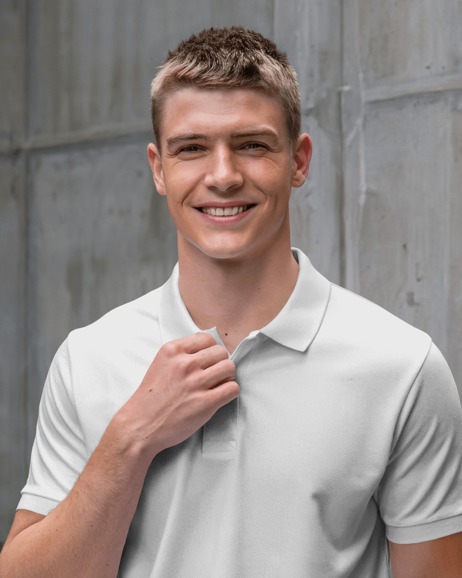 White Polo T-Shirt – 240 GSM | Premium Classic Fit