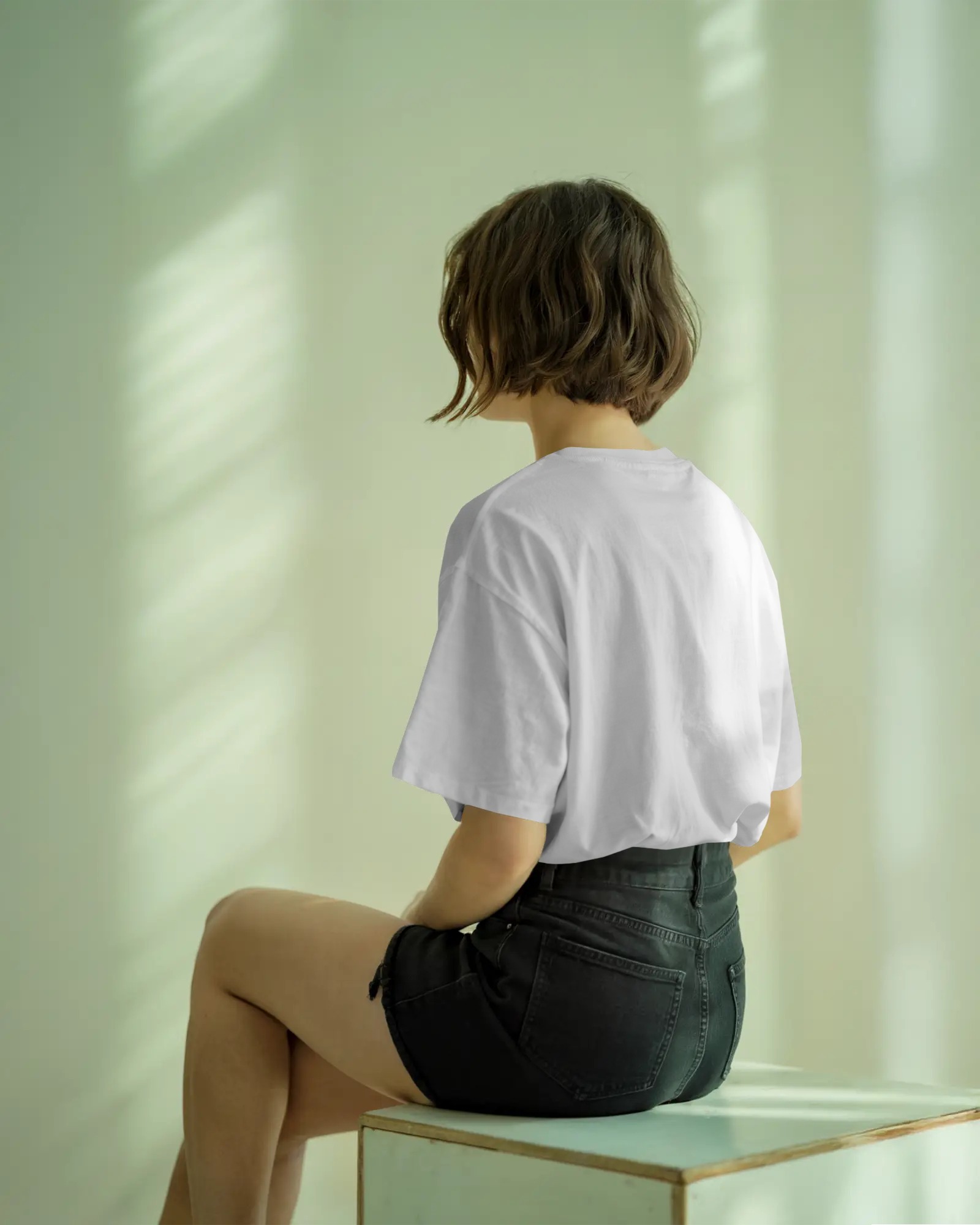 White Oversized T-Shirt for Women – 200 GSM