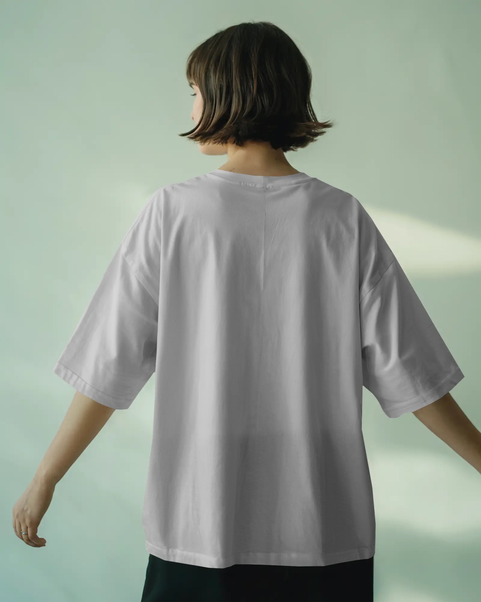 White Oversized T-Shirt for Women – 200 GSM