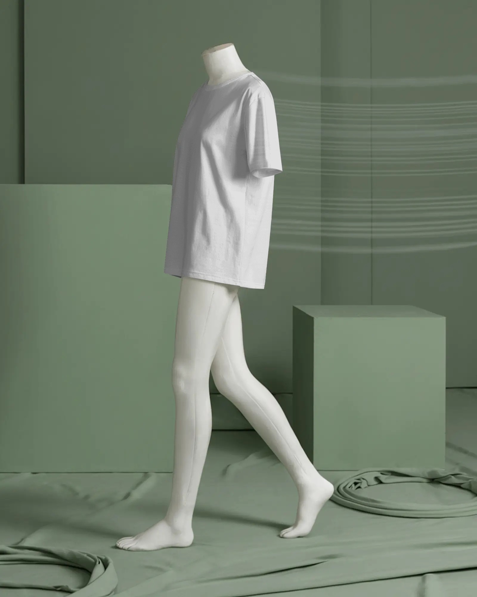 White Oversized T-Shirt for Women – 200 GSM