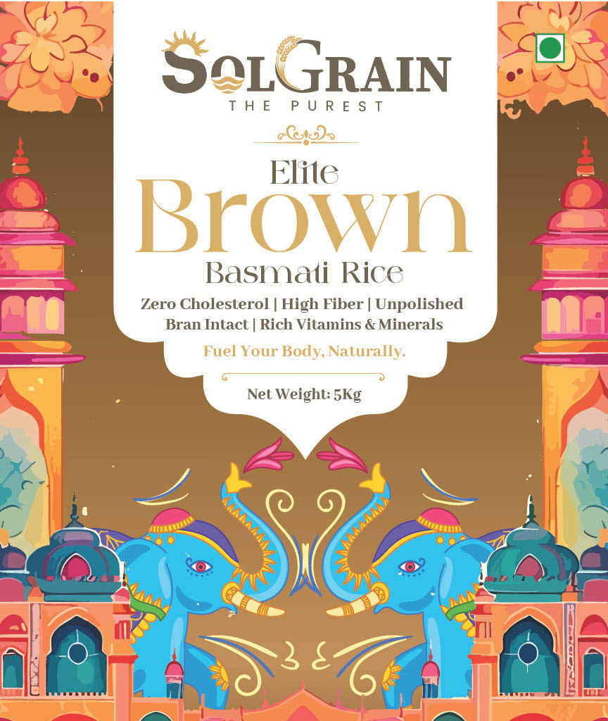 SOLGRAIN Elite Brown Basmati Rice