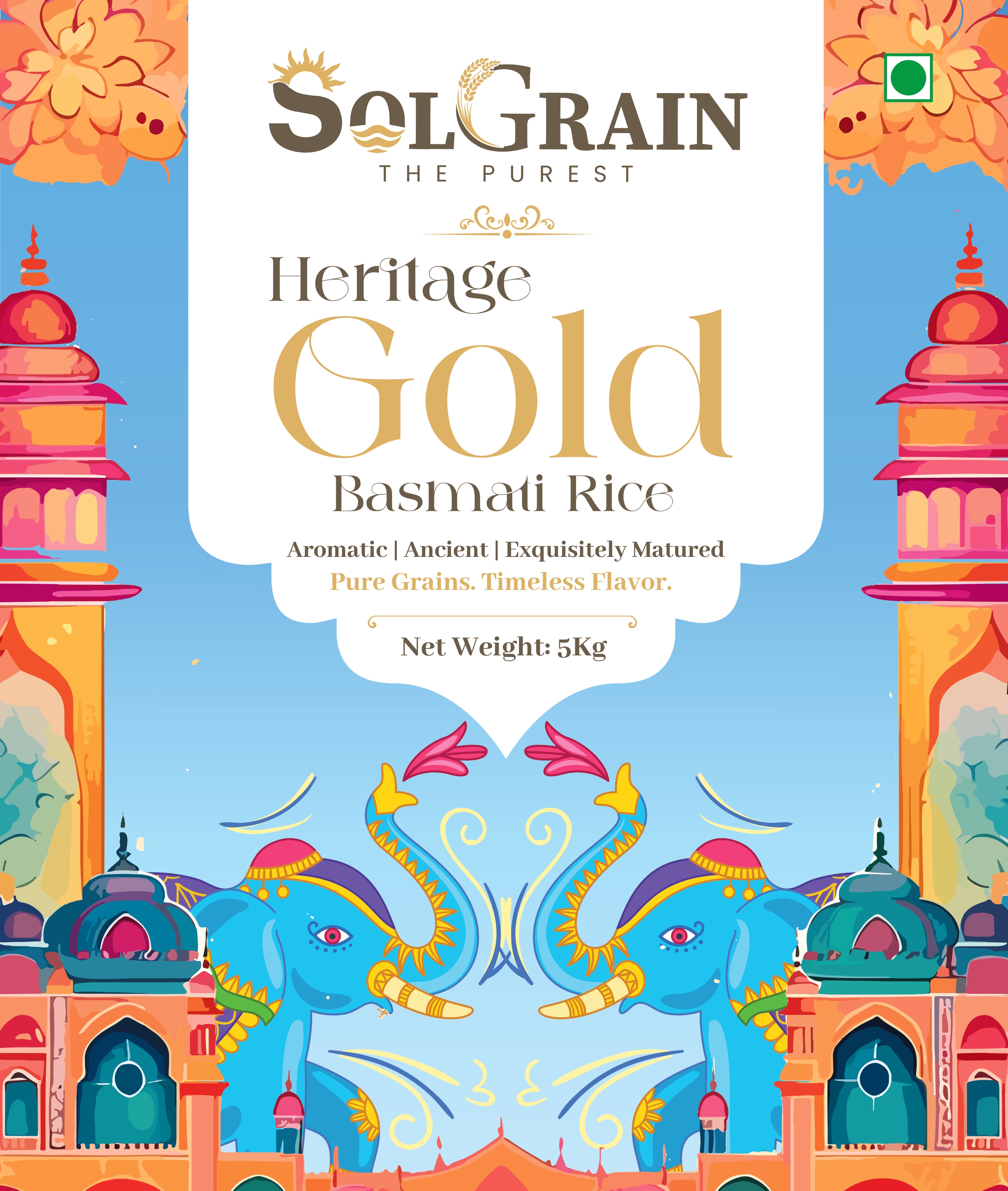 SOLGRAIN Heritage Gold Basmati Rice