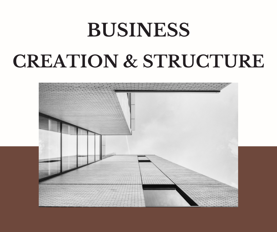 Business Creation & Structure 