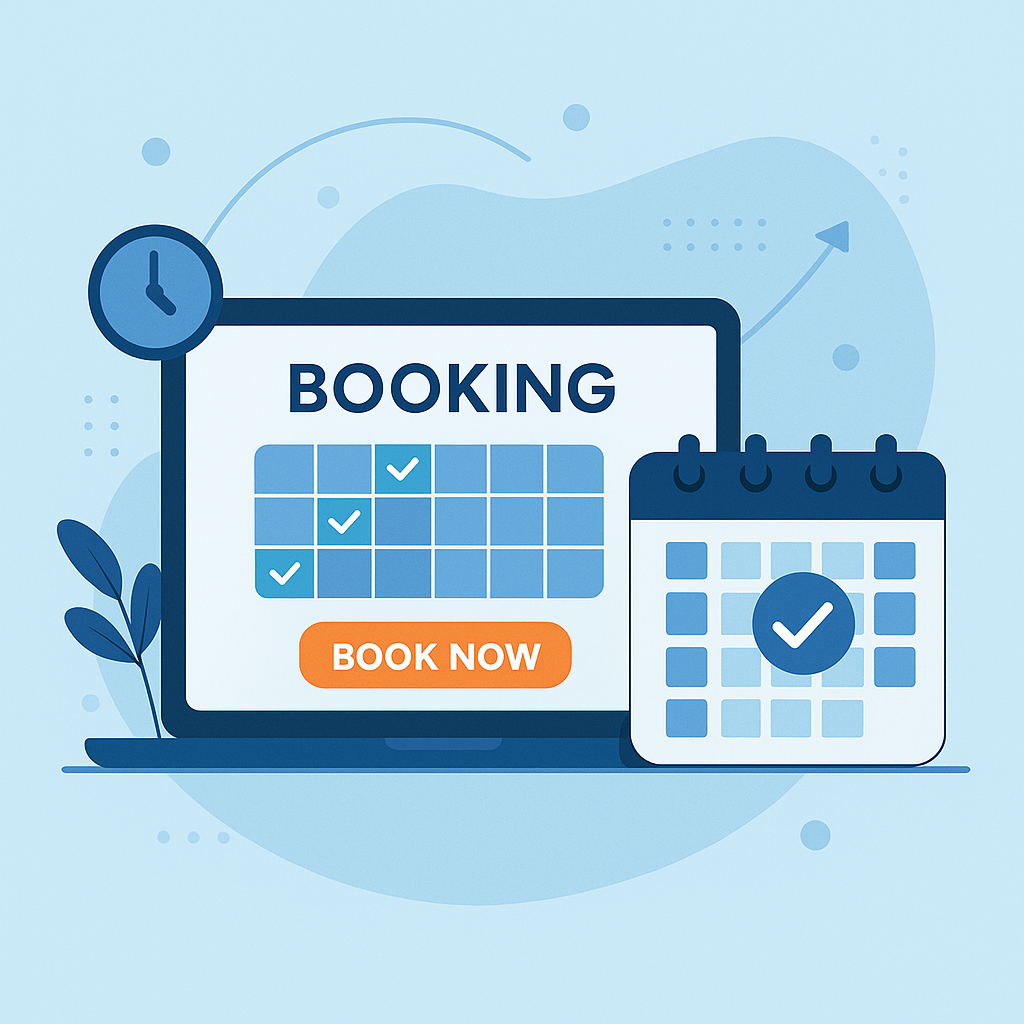 🗓 Booking & Kalender hjemmeside
