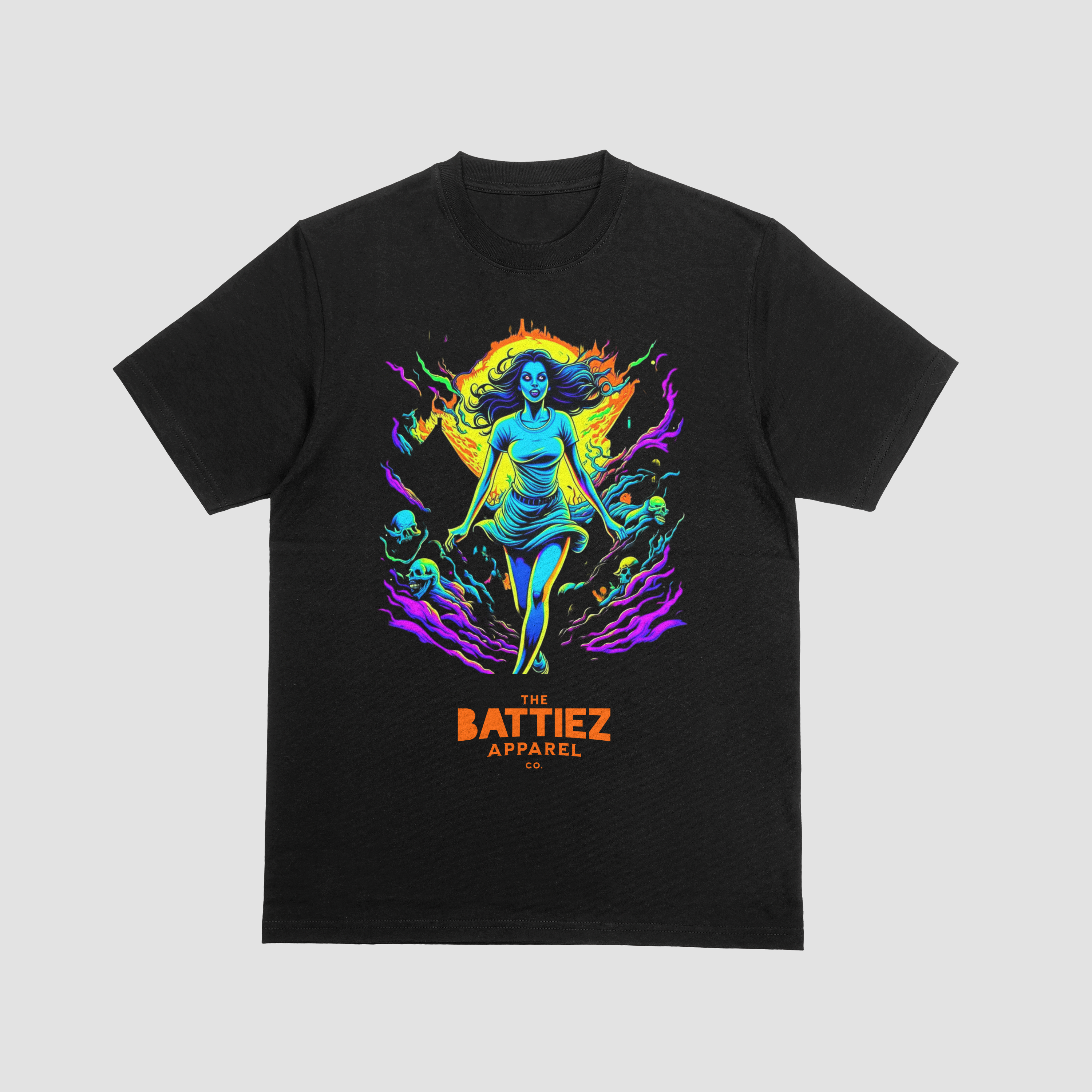 "Running with Demons" The Battiez Apparel Graphic T-Shirt