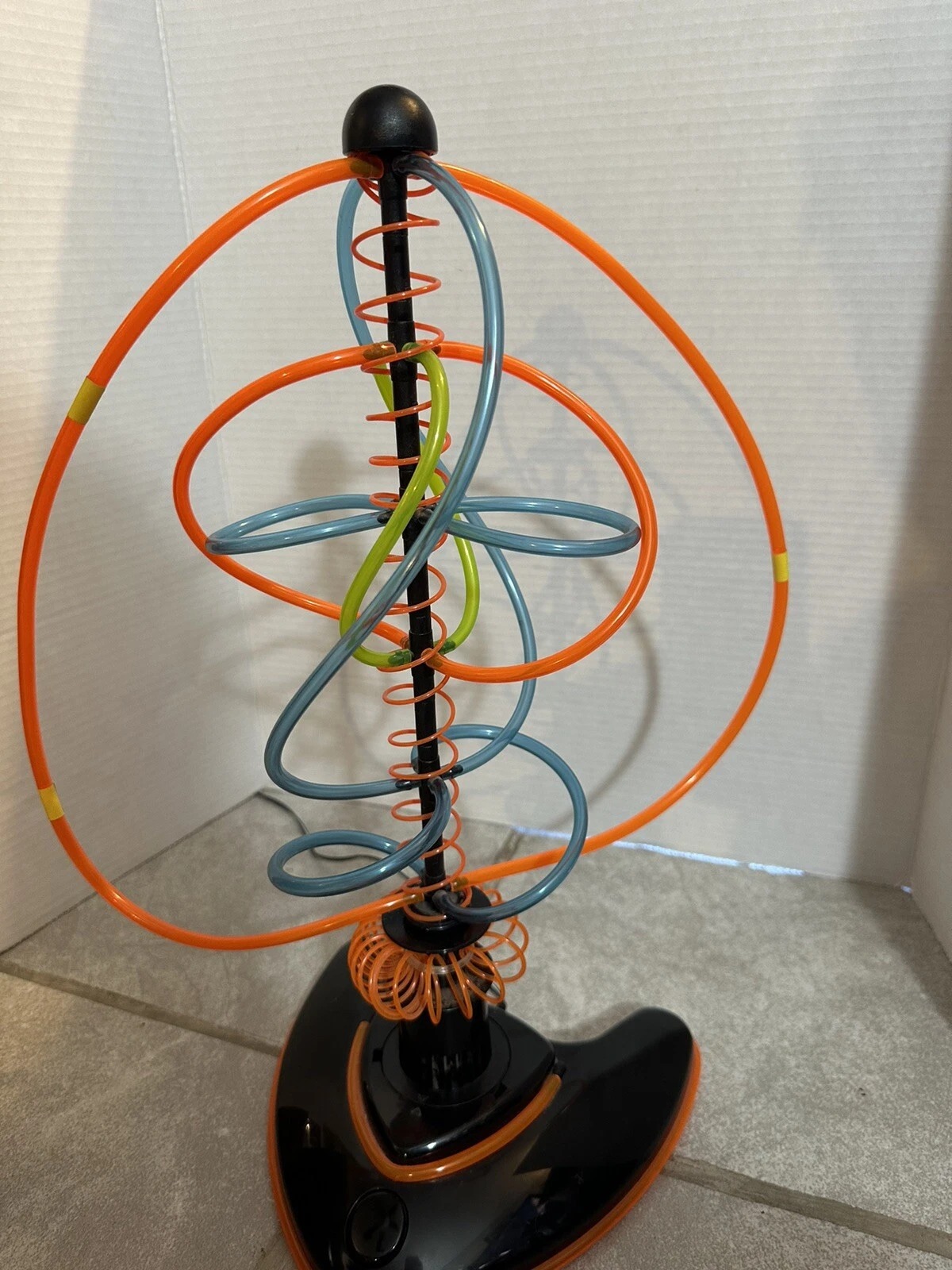 Planet Time Blacklight Reactive SPINTRIX Toy RARE 90s Psychedelic OpArt Spencers