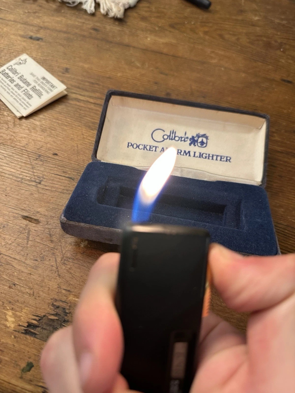 Colibri Pocket Alarm Lighter