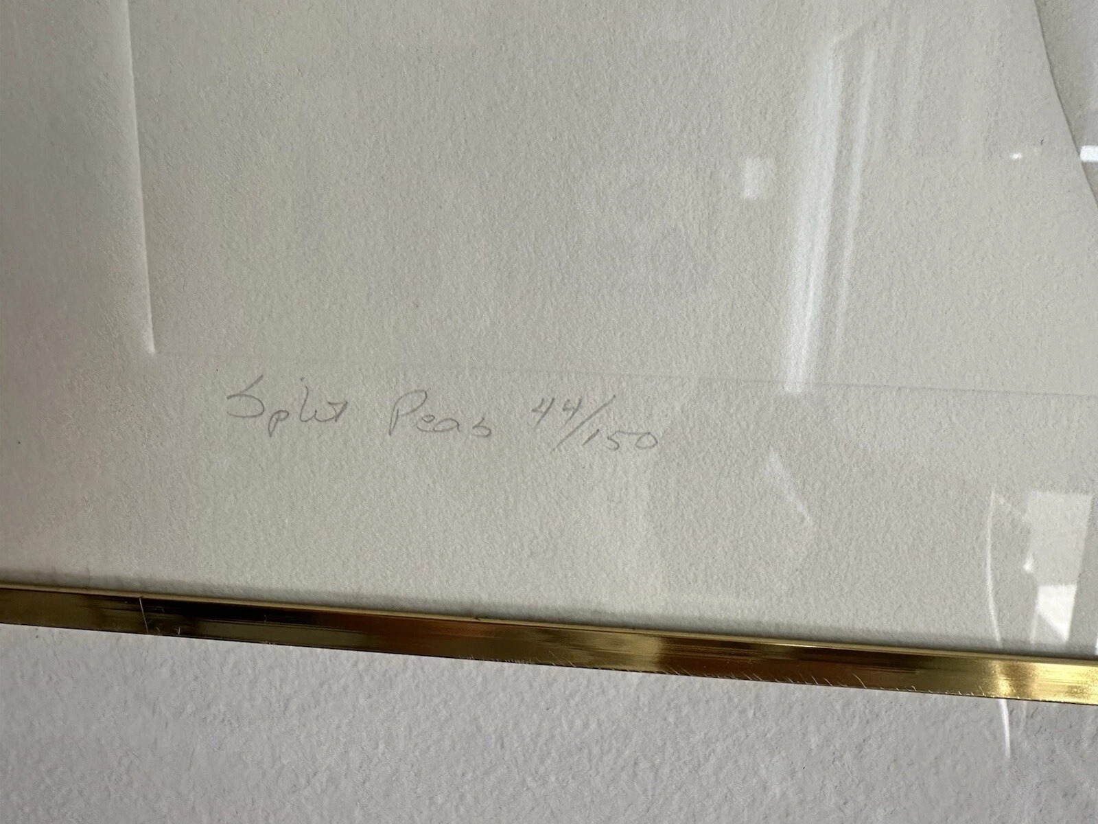Judy Targan Original Art 1978 “Split Peas” Signed - 44/150 Greg Copeland