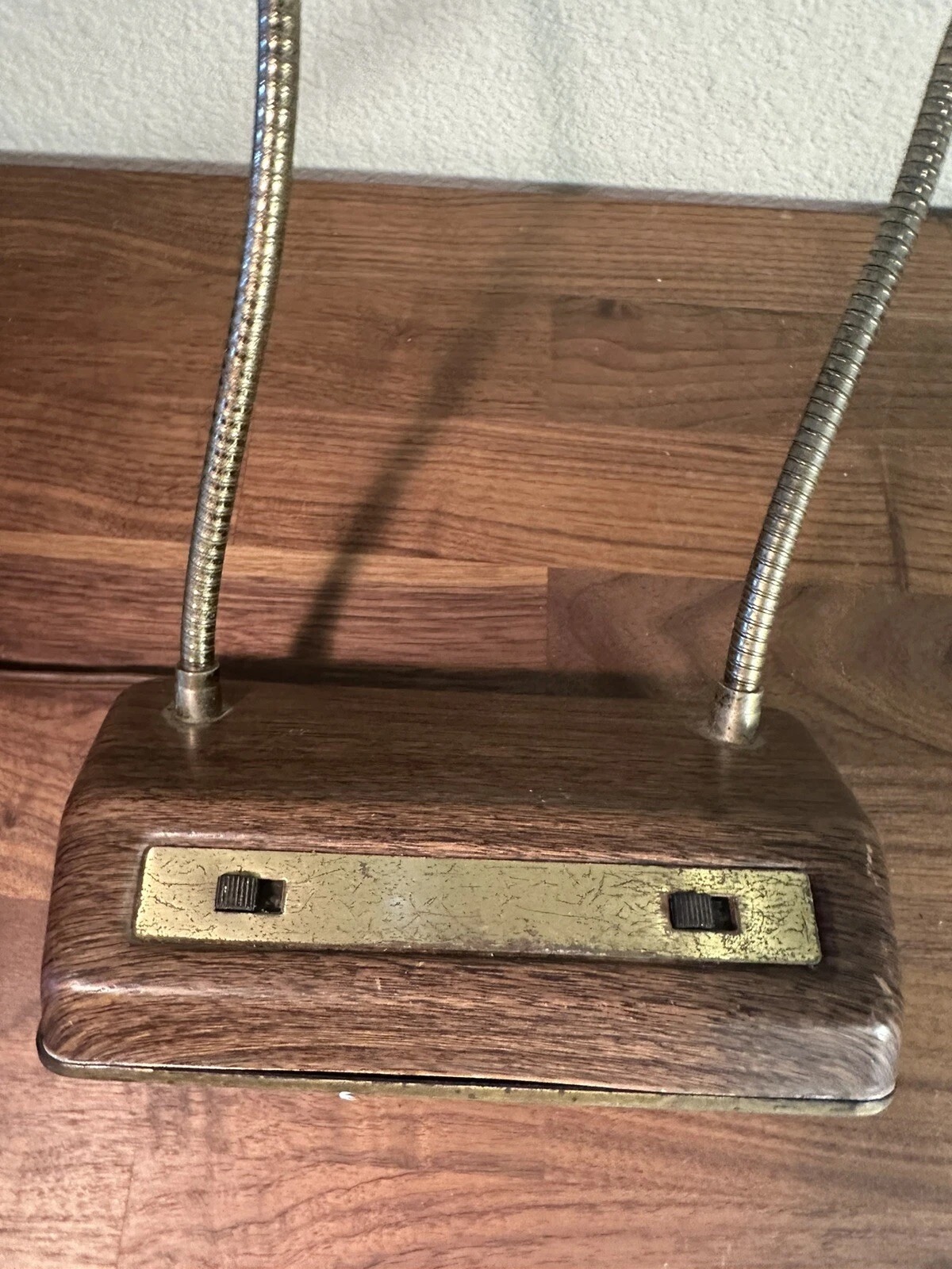 Vintage Double Gooseneck Desk Lamp