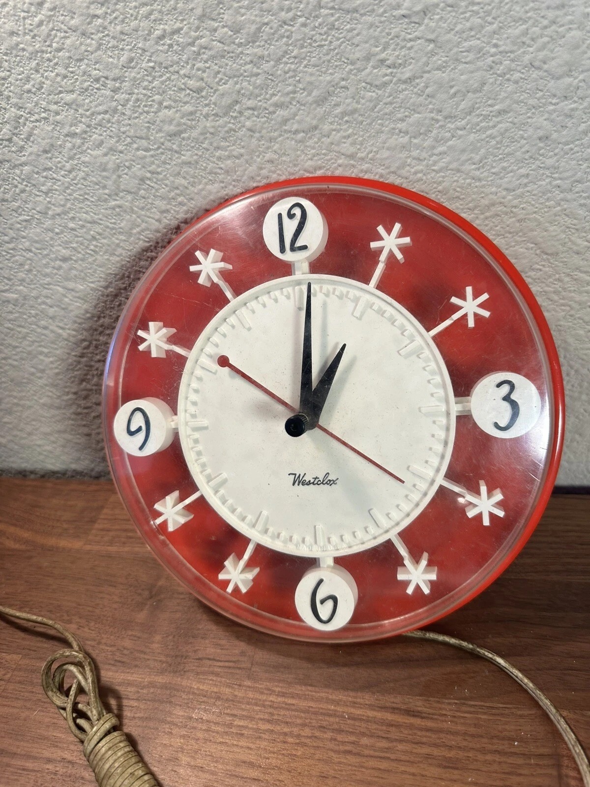 Vintage Westclox Wall Clock