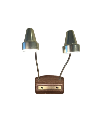 Vintage Double Gooseneck Desk Lamp