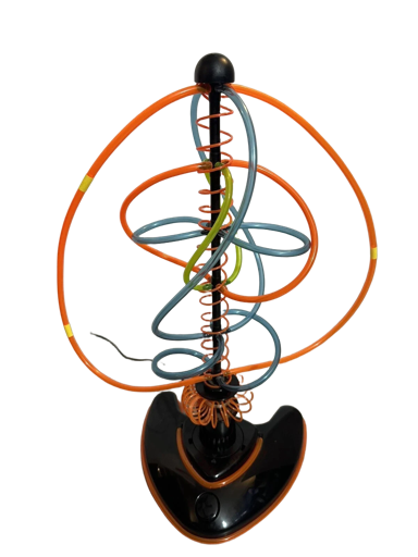 Planet Time Blacklight Reactive SPINTRIX Toy RARE 90s Psychedelic OpArt Spencers