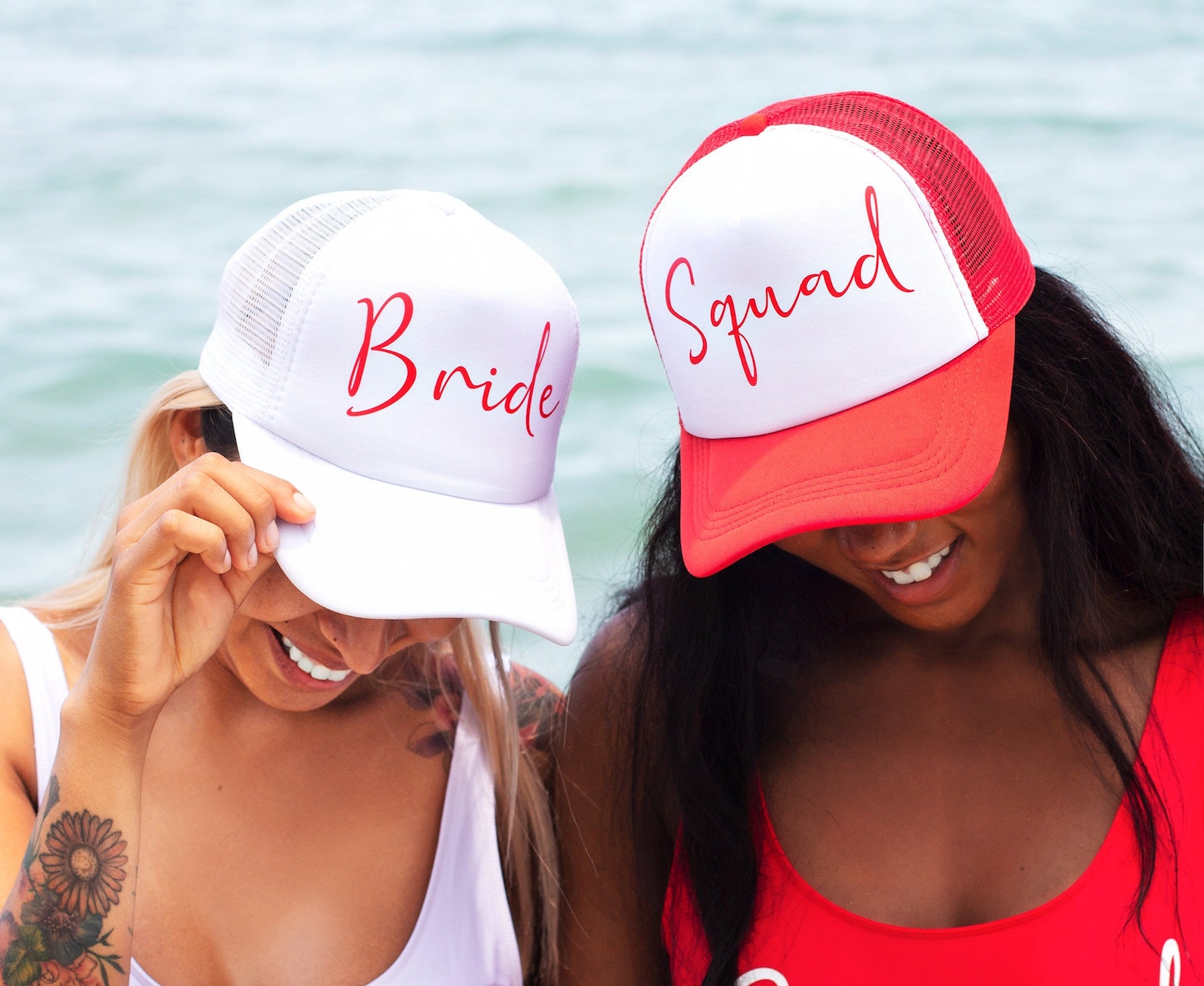 Customized Trucker Hat, Hats for Bachelorette Party, Bride Squad Trucker hat, Bridesmaid gifts, Bridal hat, Bride tribe, Bride squad-Adinda