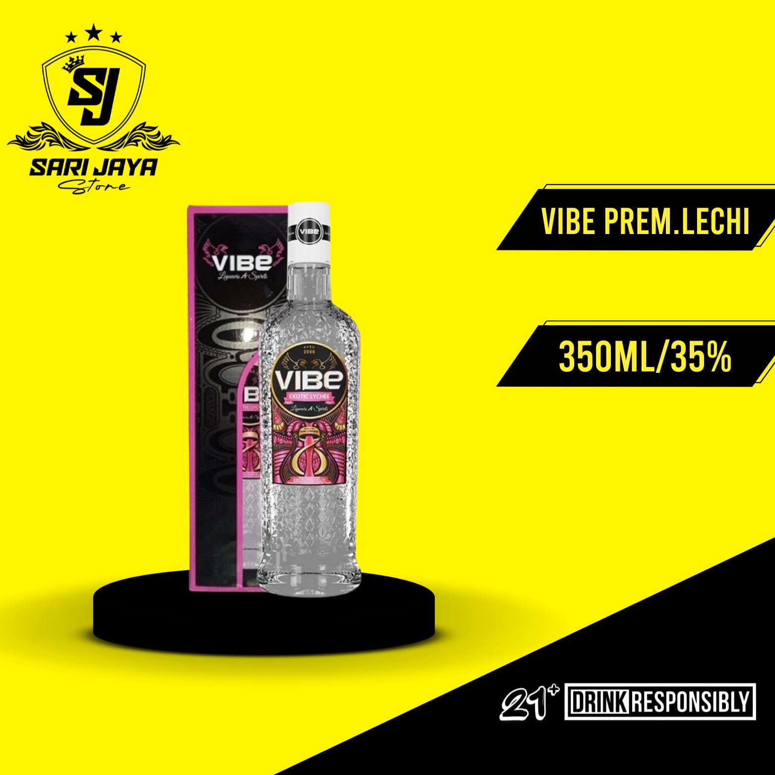 Vibe Prem. Lechi 350ml
