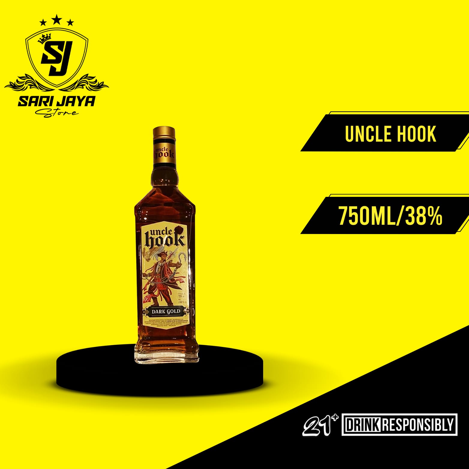 Uncle Hook Dark Gold