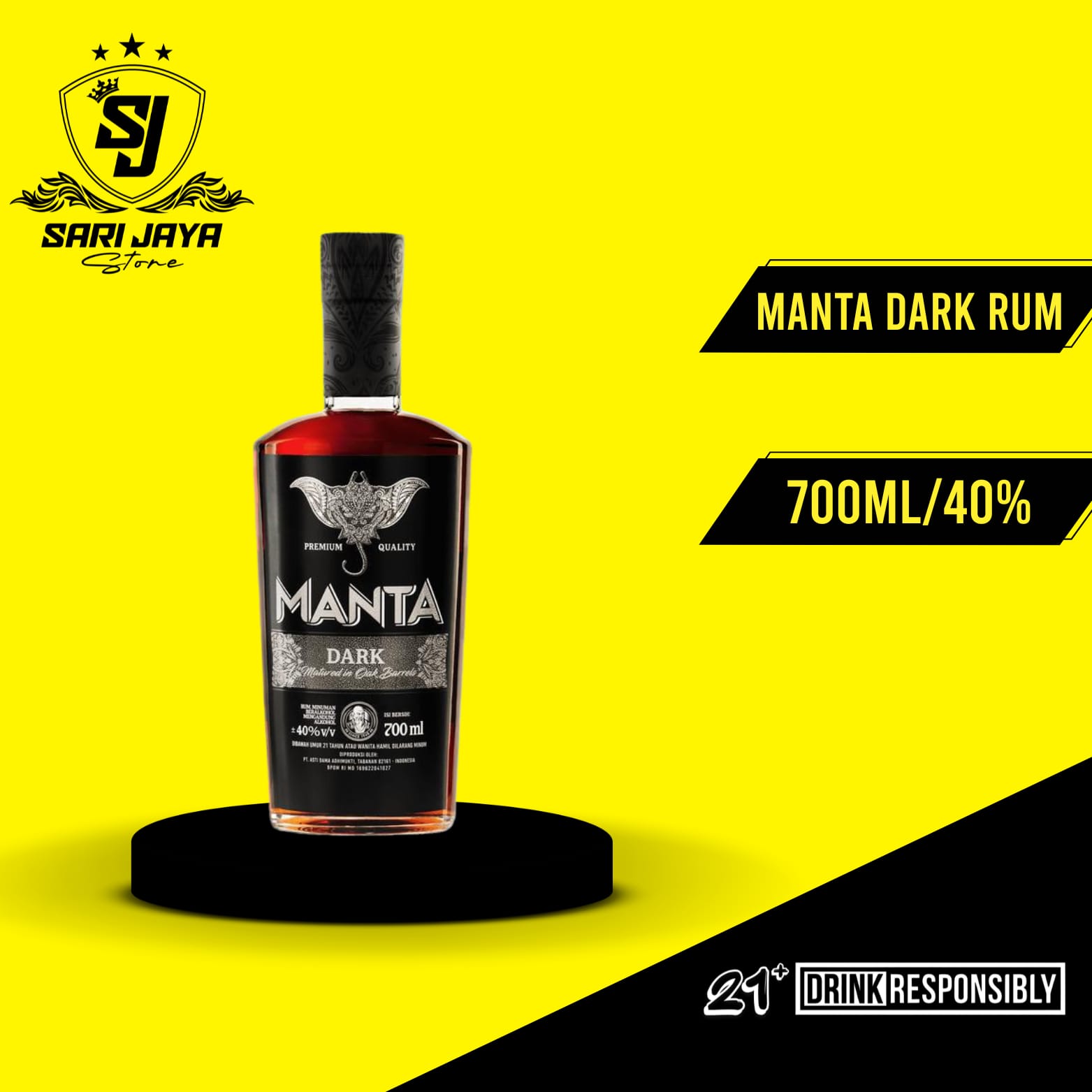 Manta Dark Rum